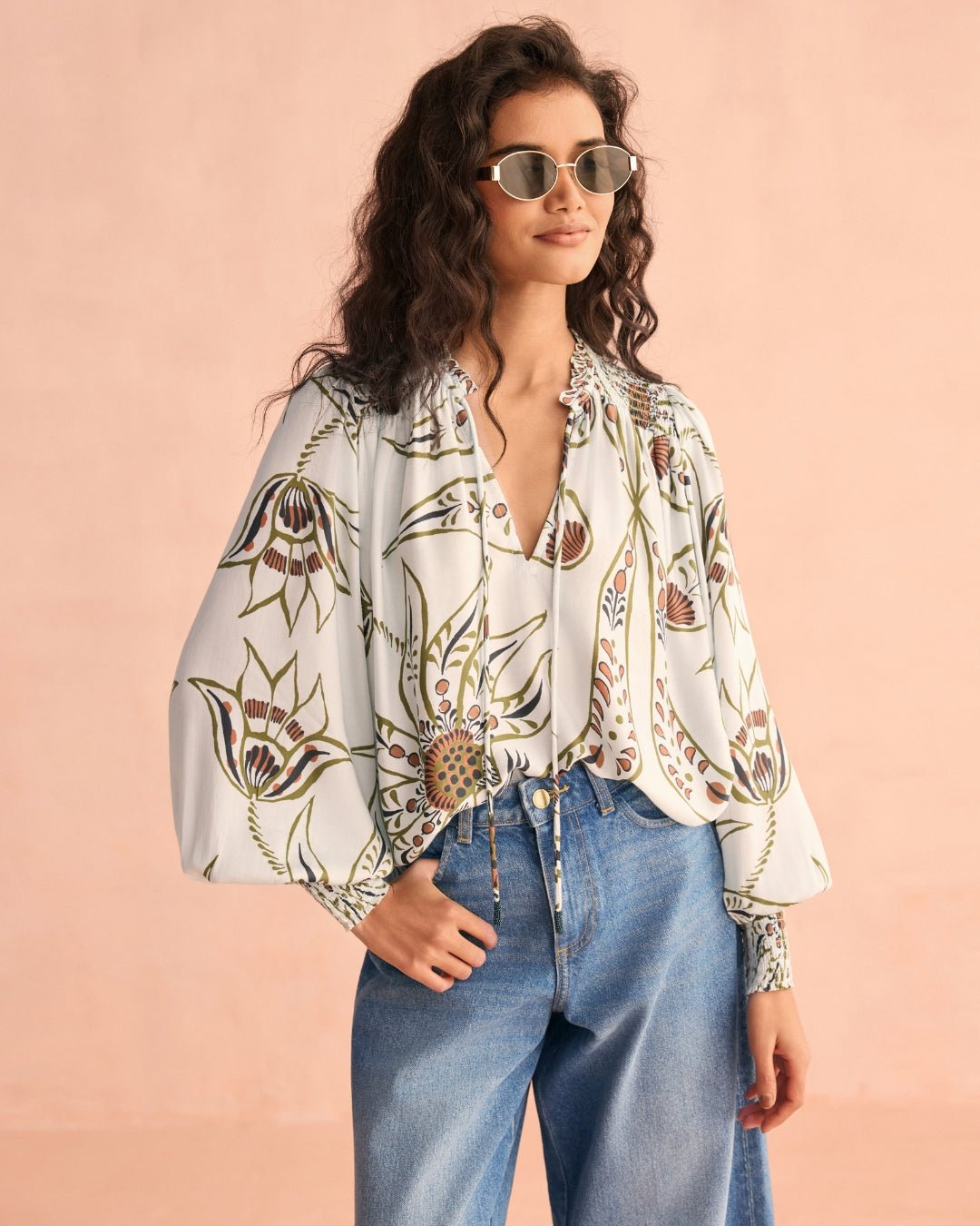 Anouk Blouse DIYA POWDER - Sai Anvesh Craft