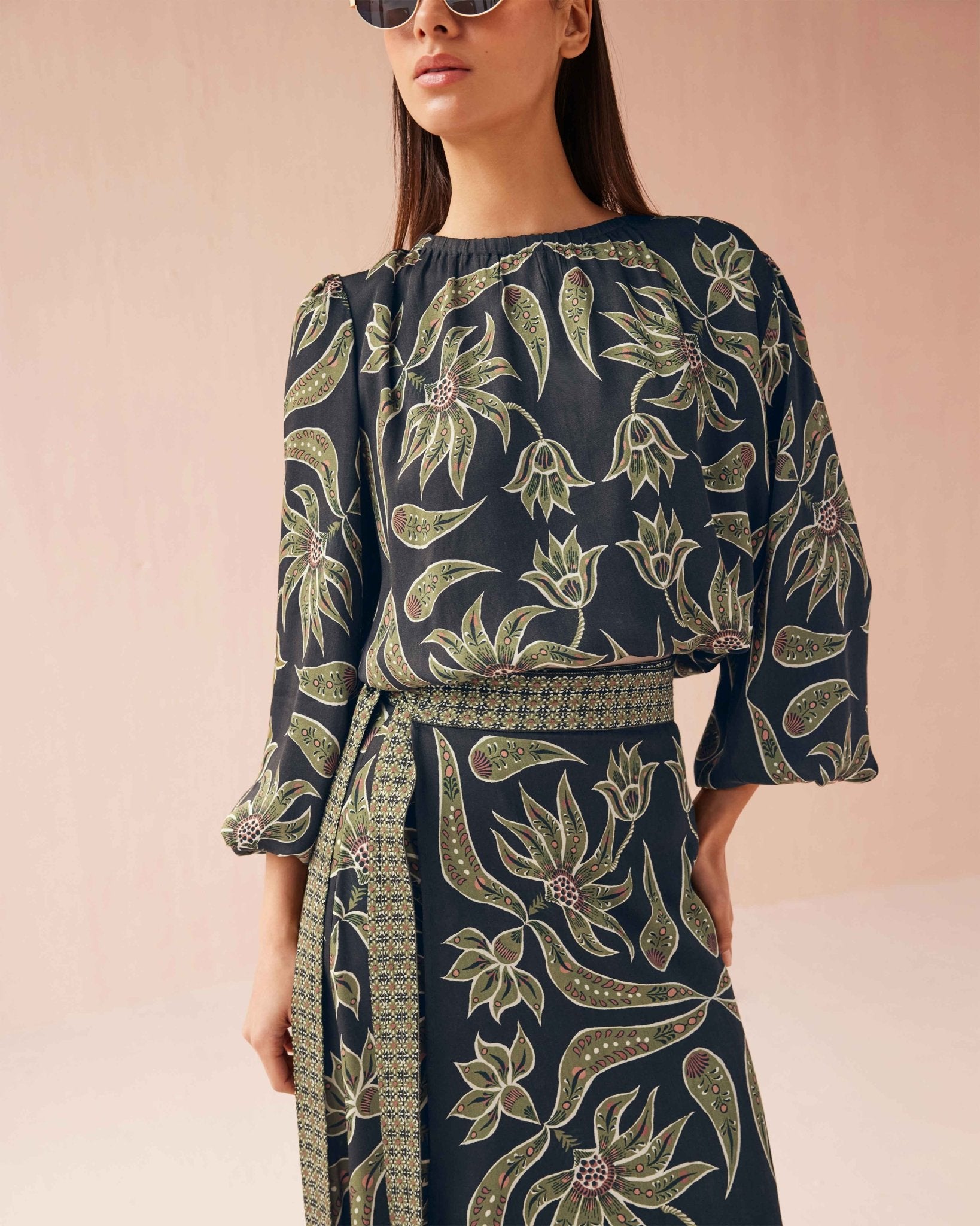 Ayla Blouse ALEXIA ONYX - Omika