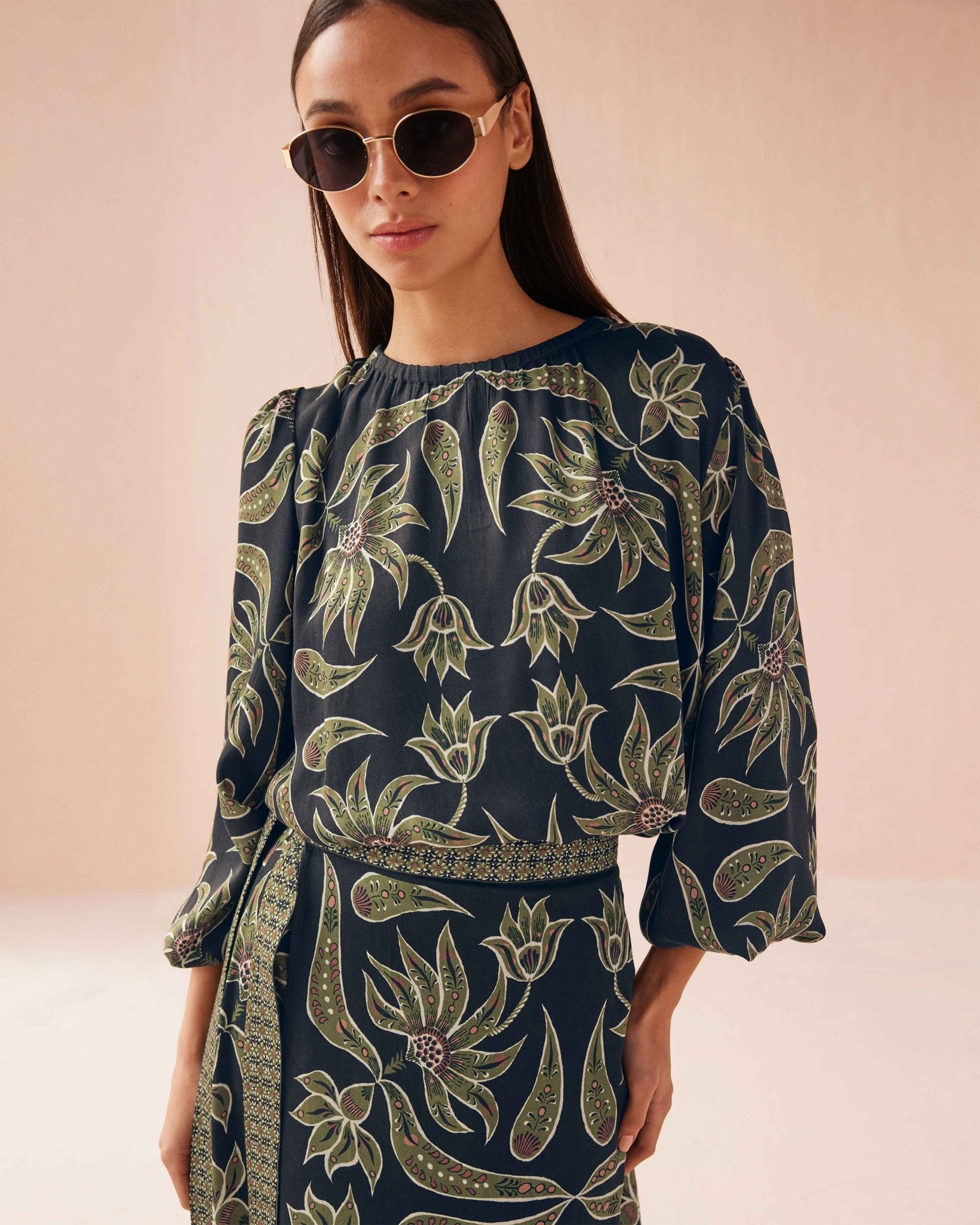 Ayla Blouse ALEXIA ONYX - Omika