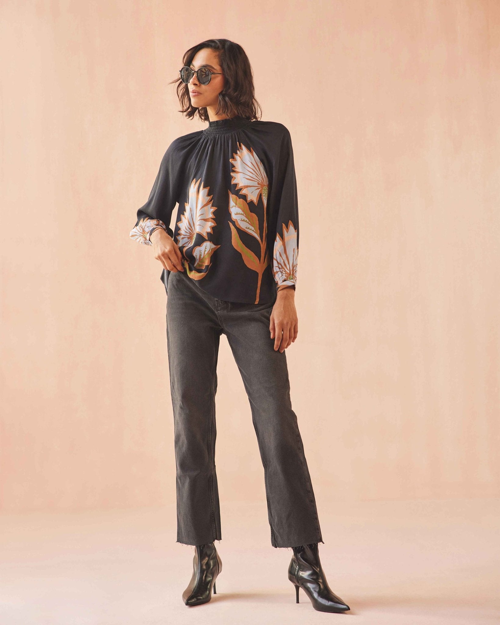 Brooke Blouse MATTIA OBSIDIAN - Omika