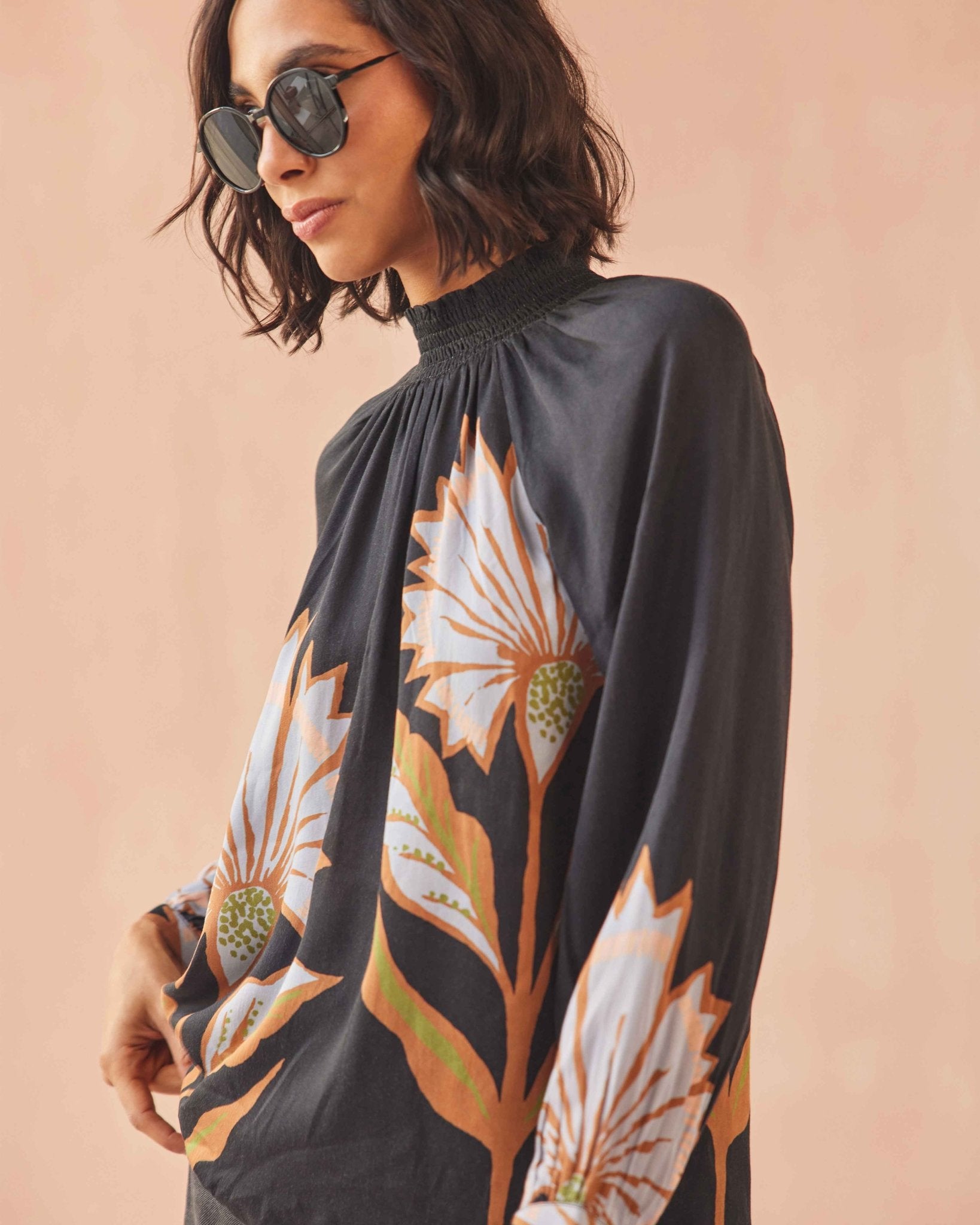 Brooke Blouse MATTIA OBSIDIAN - Omika