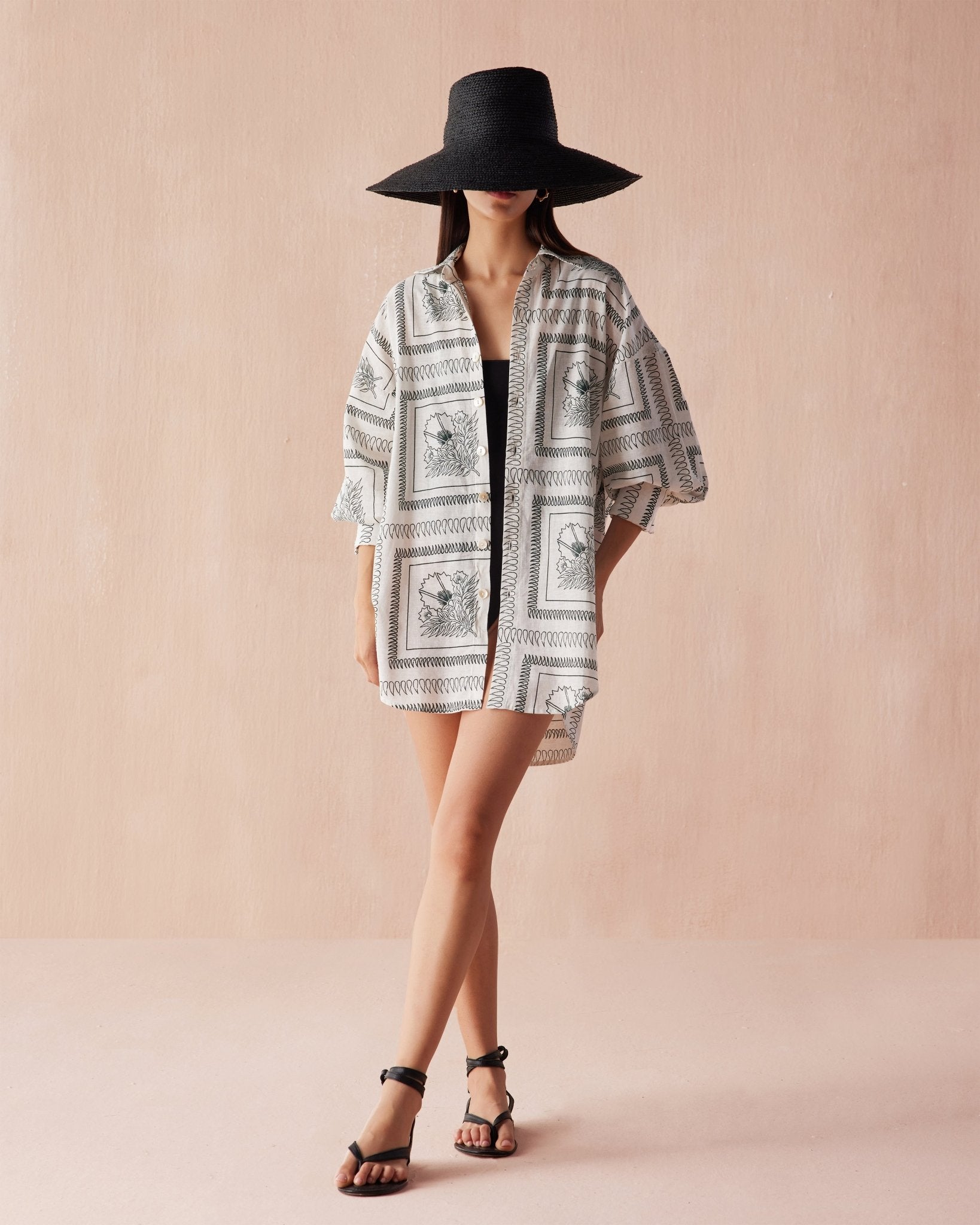 Callista Button Down DANI DRAGONFLY - Omika