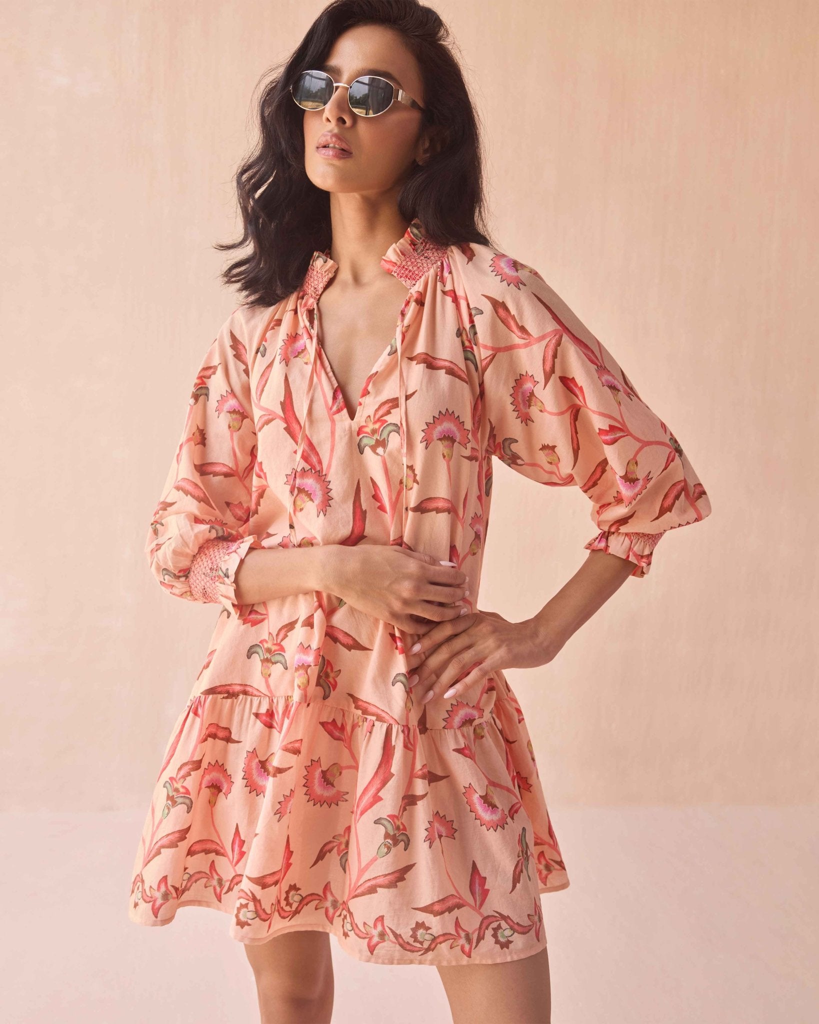 Ellie Mini CAMELIA PEACH - Sai Anvesh Craft