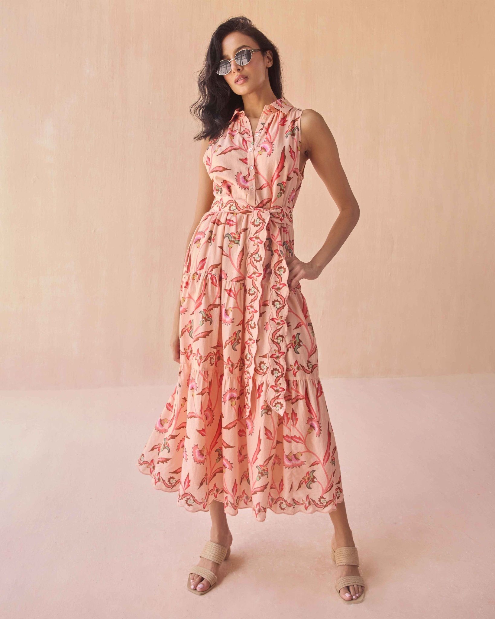 Emeline Maxi CAMELIA PEACH - Sai Anvesh Craft
