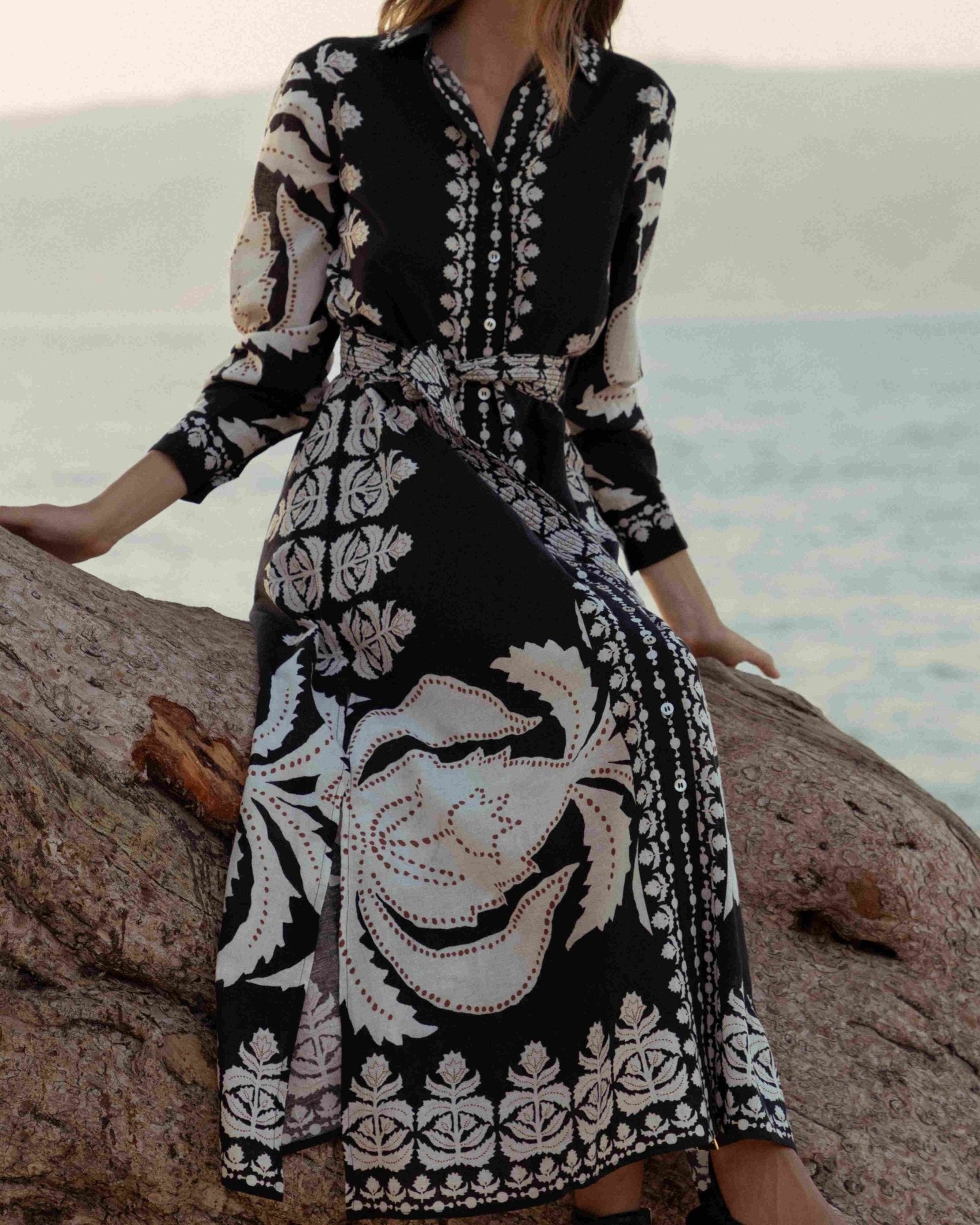 Emma Shirt Dress NIKITA OYSTER - Omika