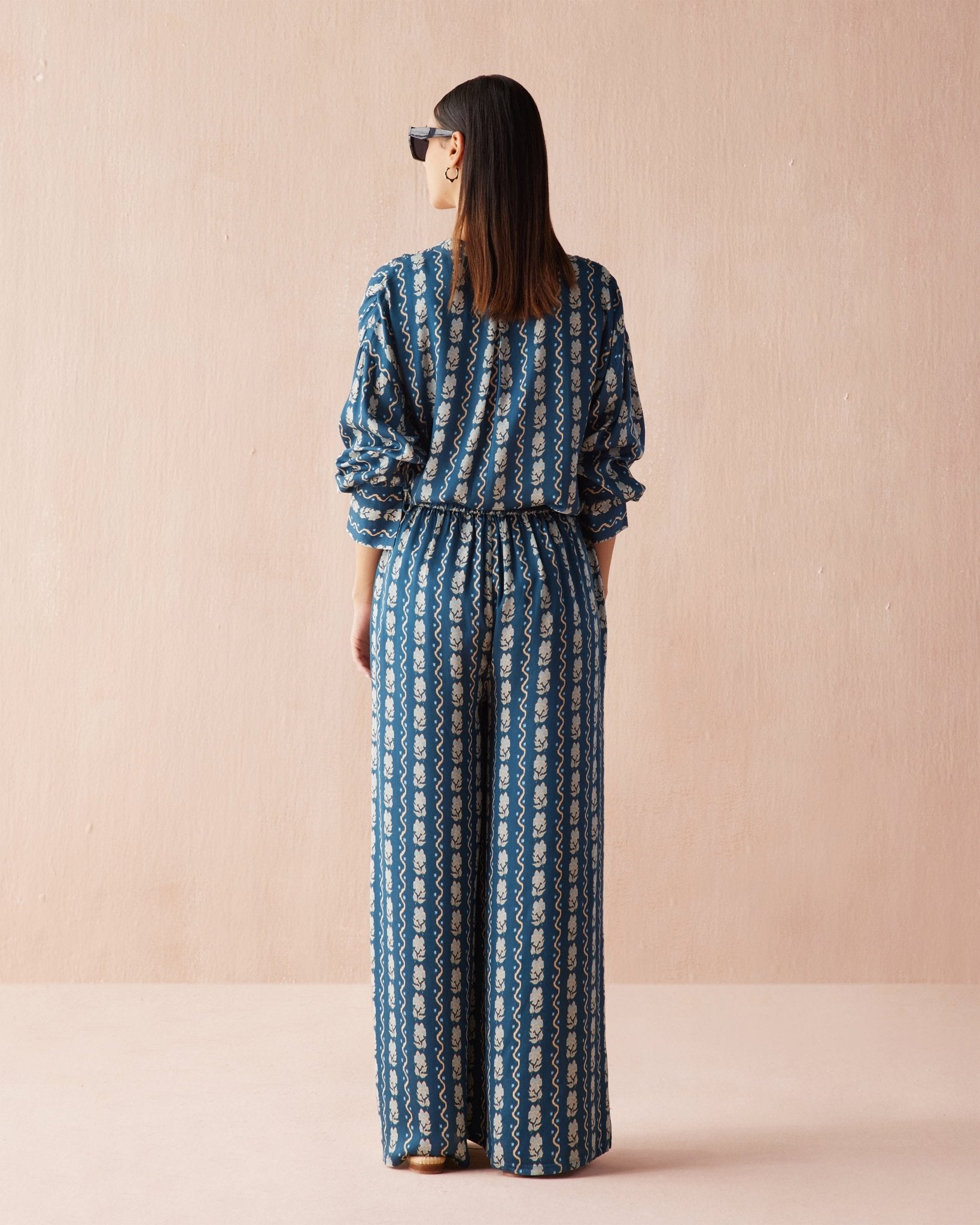 Ezra Blouse NICO INDIGO - Omika