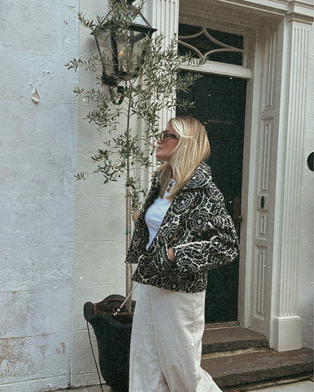 Goldie Jacket CARMEN GRAPHITE - Sai Anvesh Craft