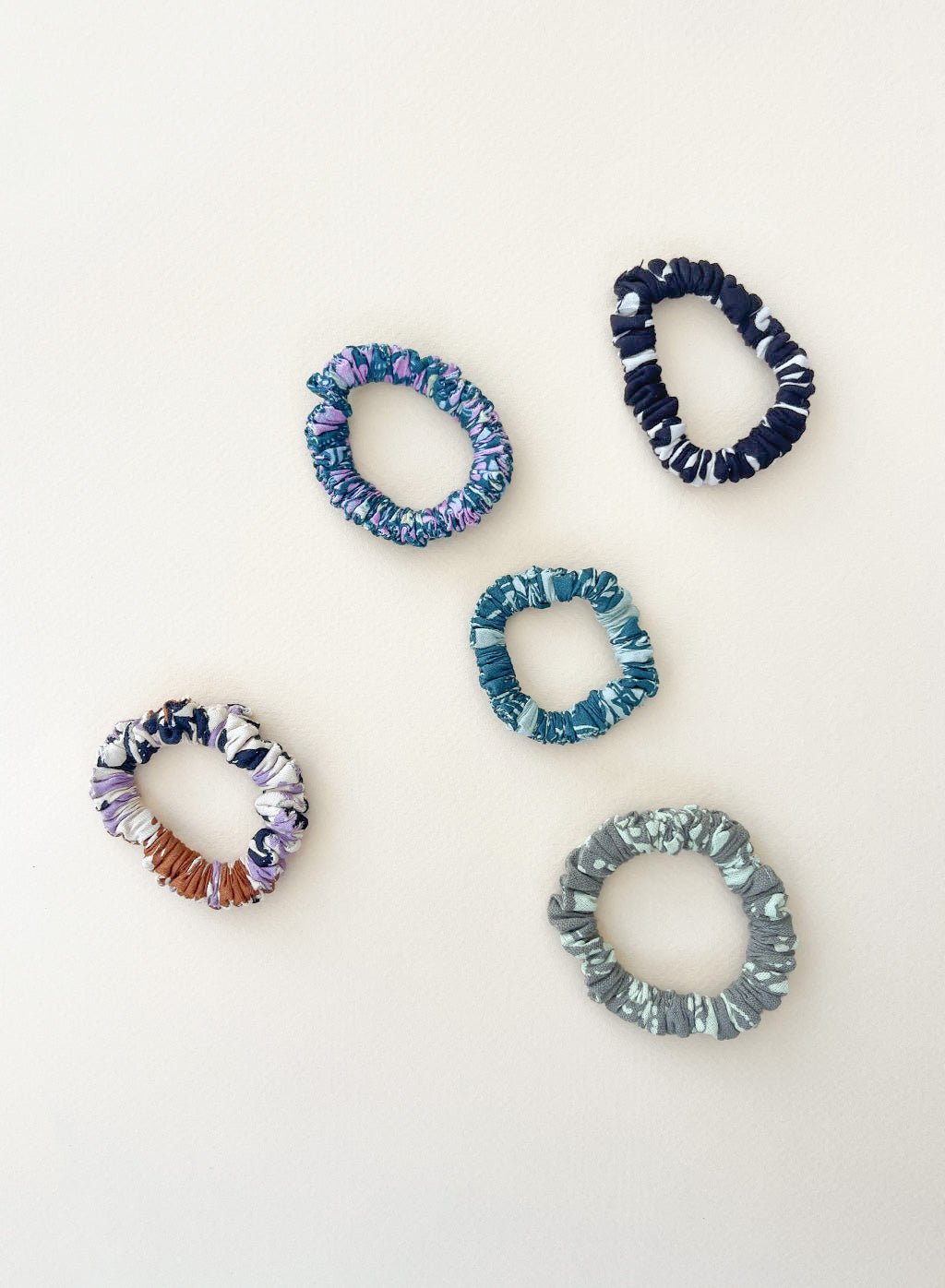 Hair Ties, Set of 5 PEACOCK - Omika