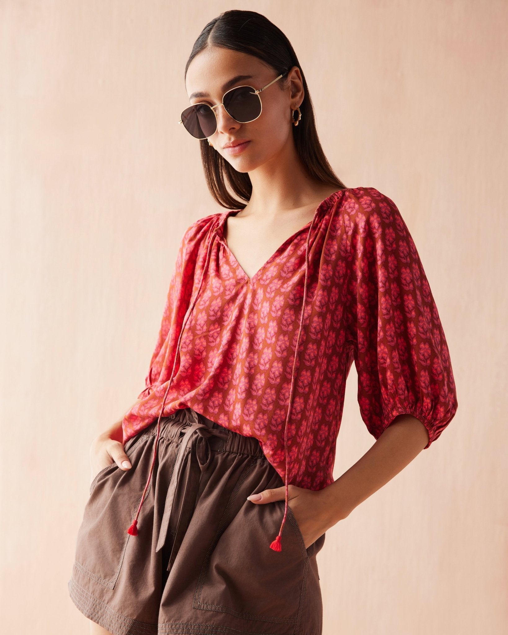 Isla Blouse SASHA PUNCH - Omika