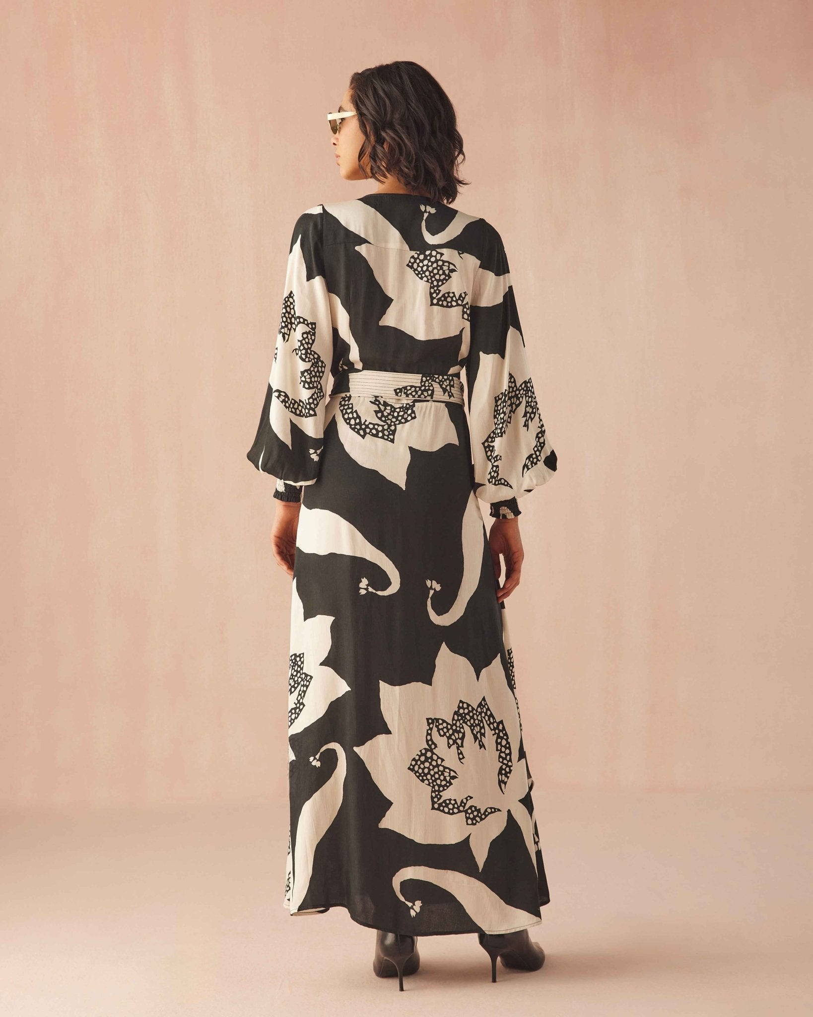 Lorelei Wrap Dress AUDREY NOCTURNE - Omika