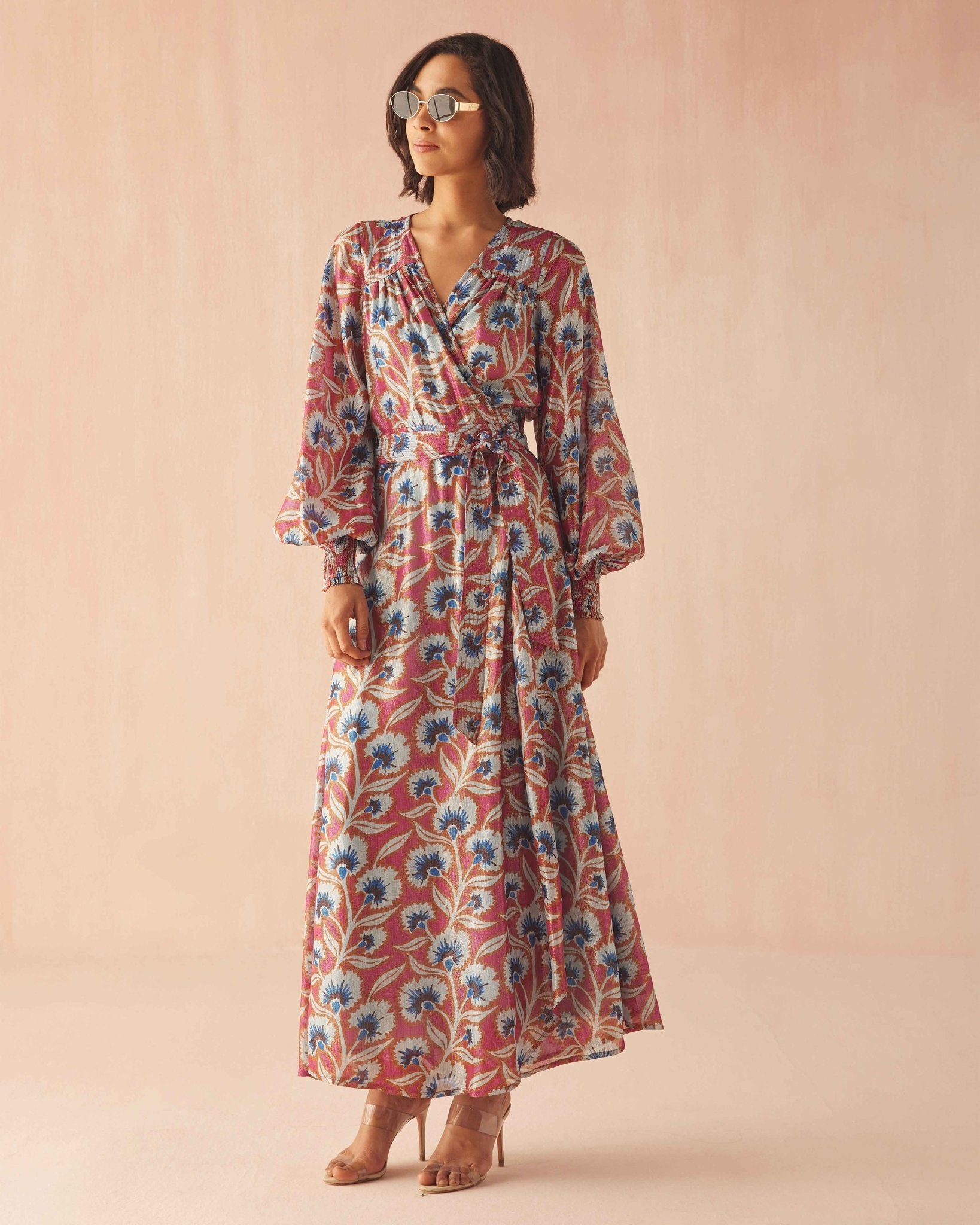 Lorelei Wrap Dress EVERLY CURRANT - Omika