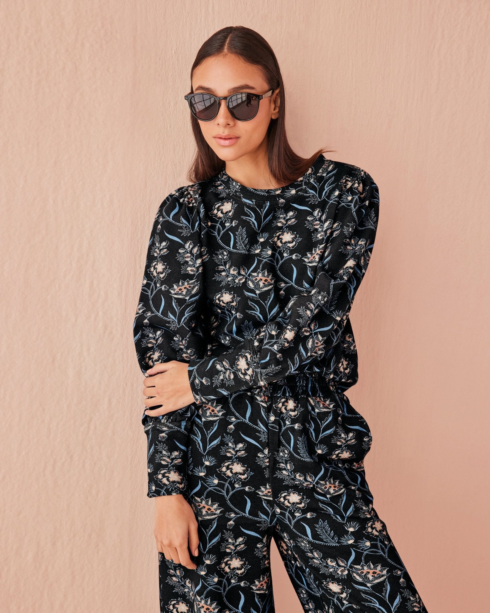 Lydia Sweatshirt SOFI MIDNIGHT - FYBEX LIFESTYLE PVT LTD