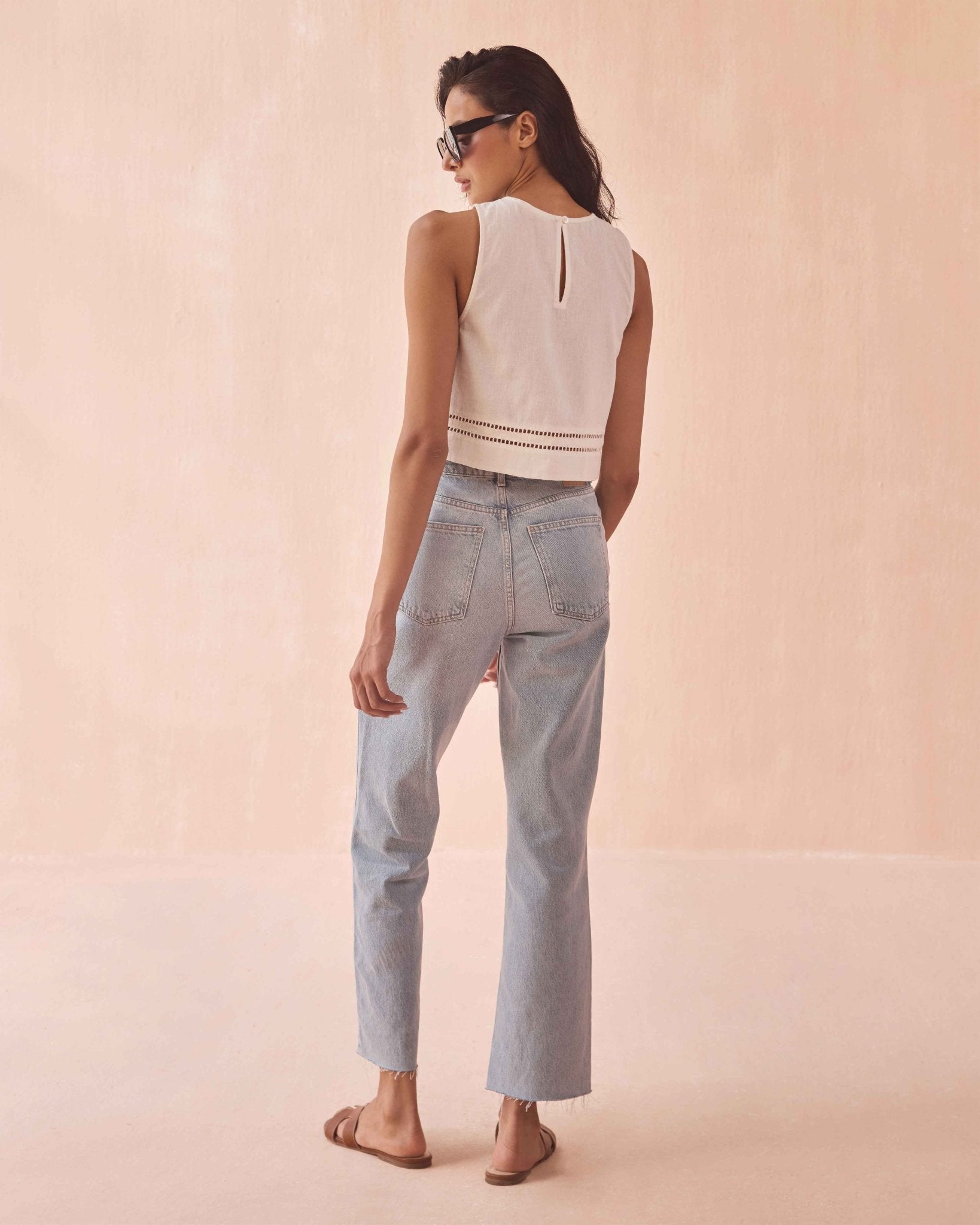 Maggie Tank SOLID PRISTINE - Omika