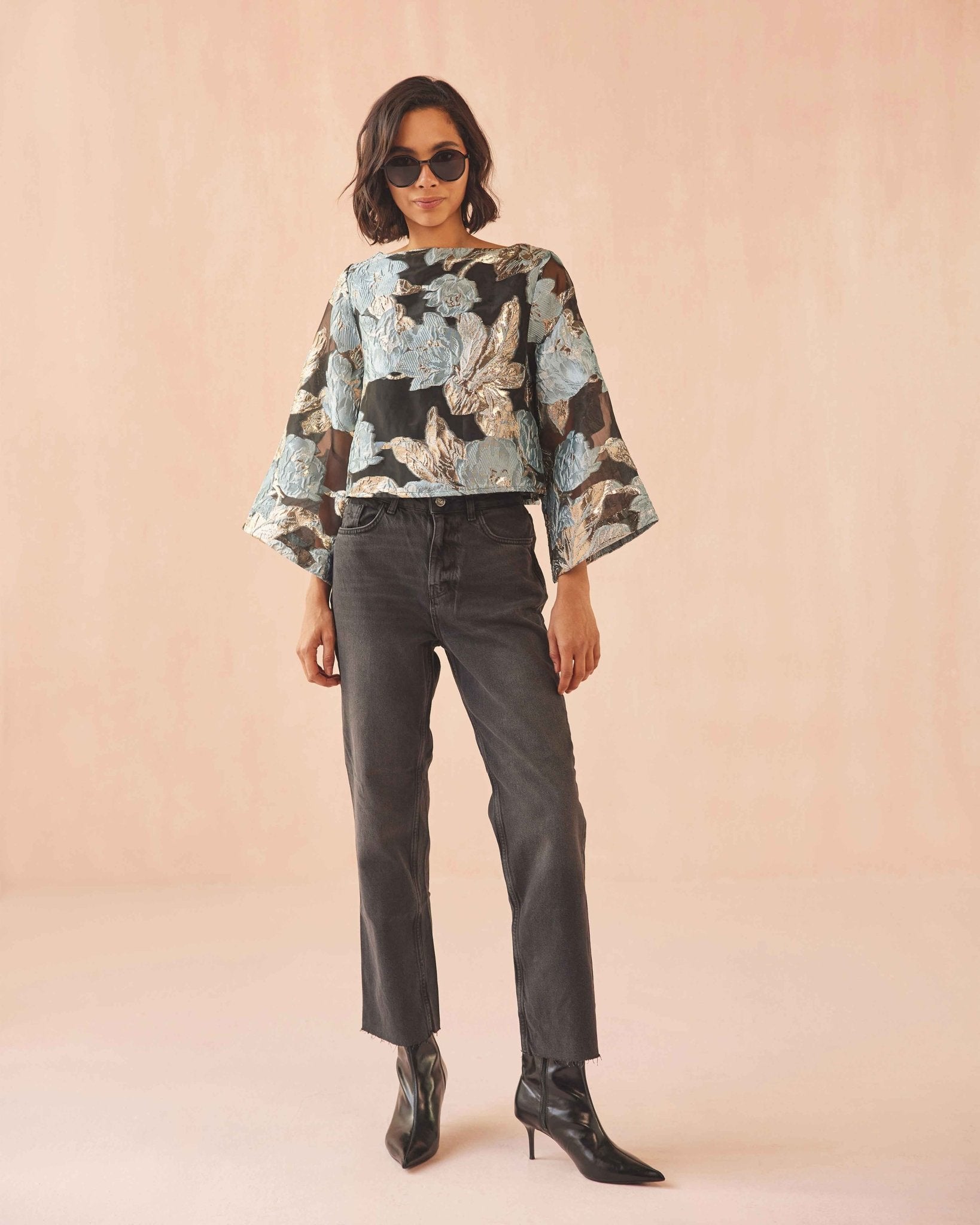 Peyton Blouse VIVIENNE MUSSEL - Omika