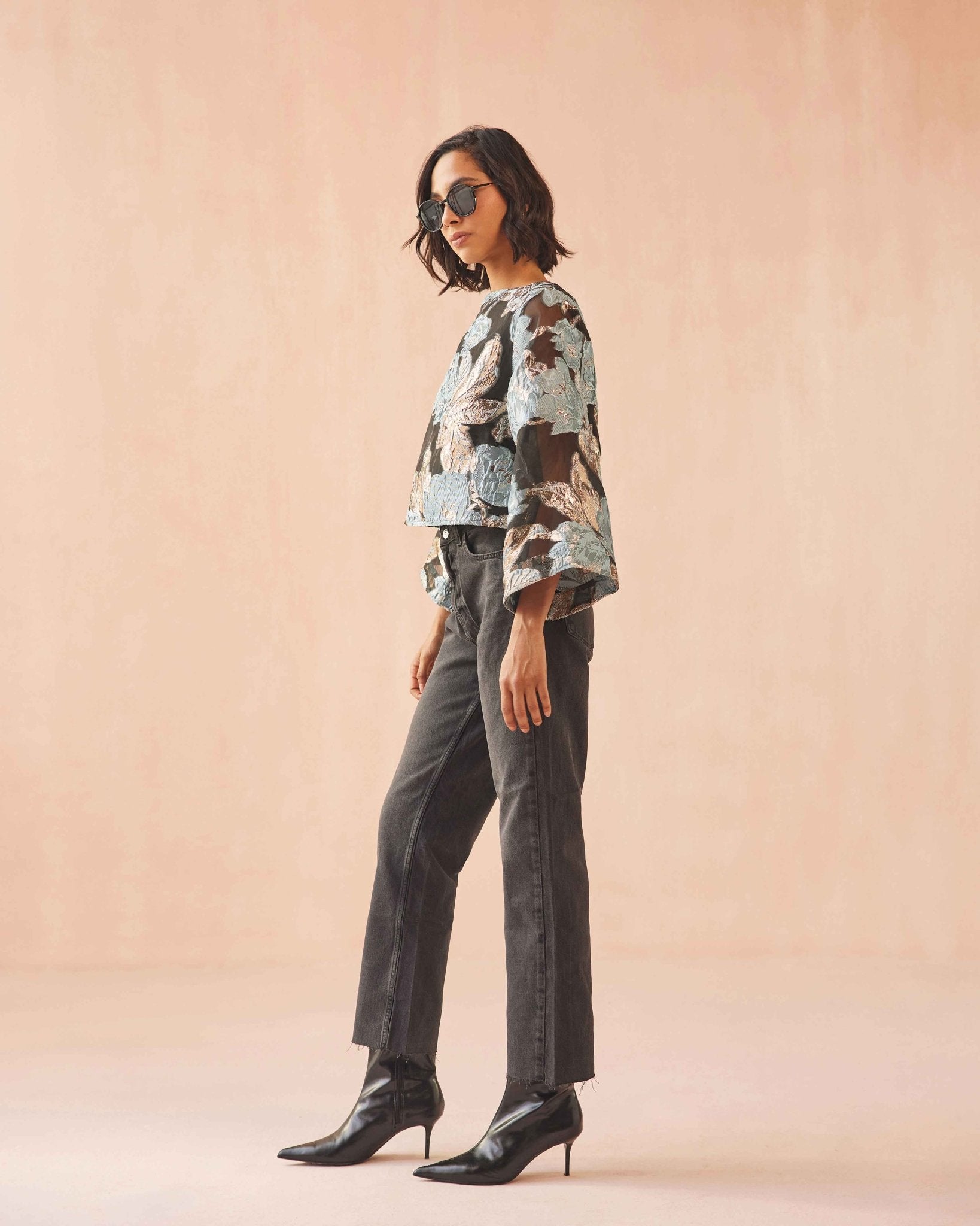 Peyton Blouse VIVIENNE MUSSEL - Omika