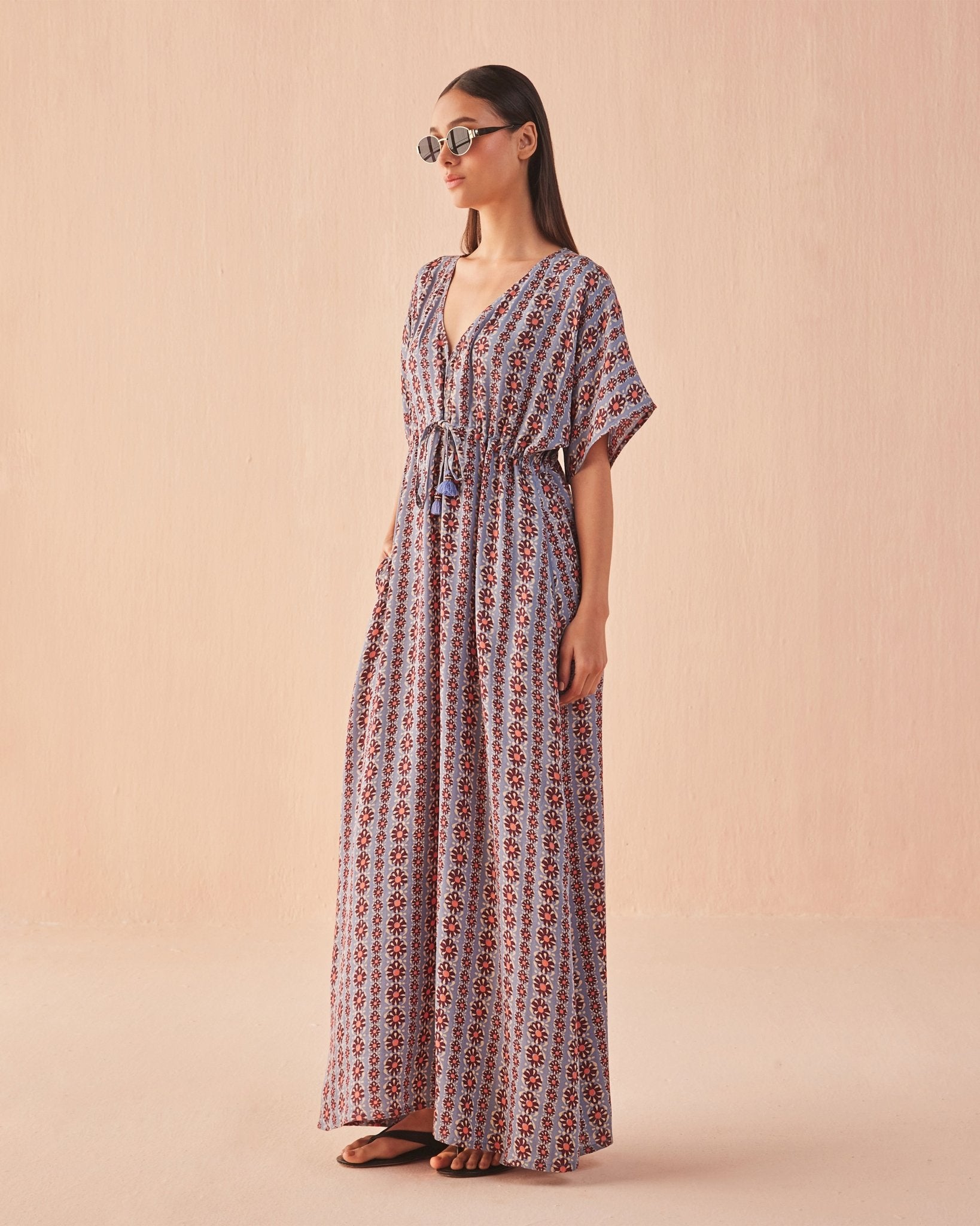 Pia Caftan OMARI HIBISCUS - Omika