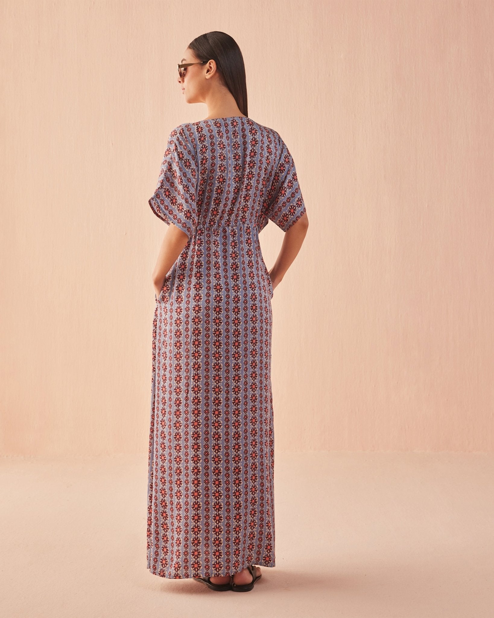Pia Caftan OMARI HIBISCUS - Omika
