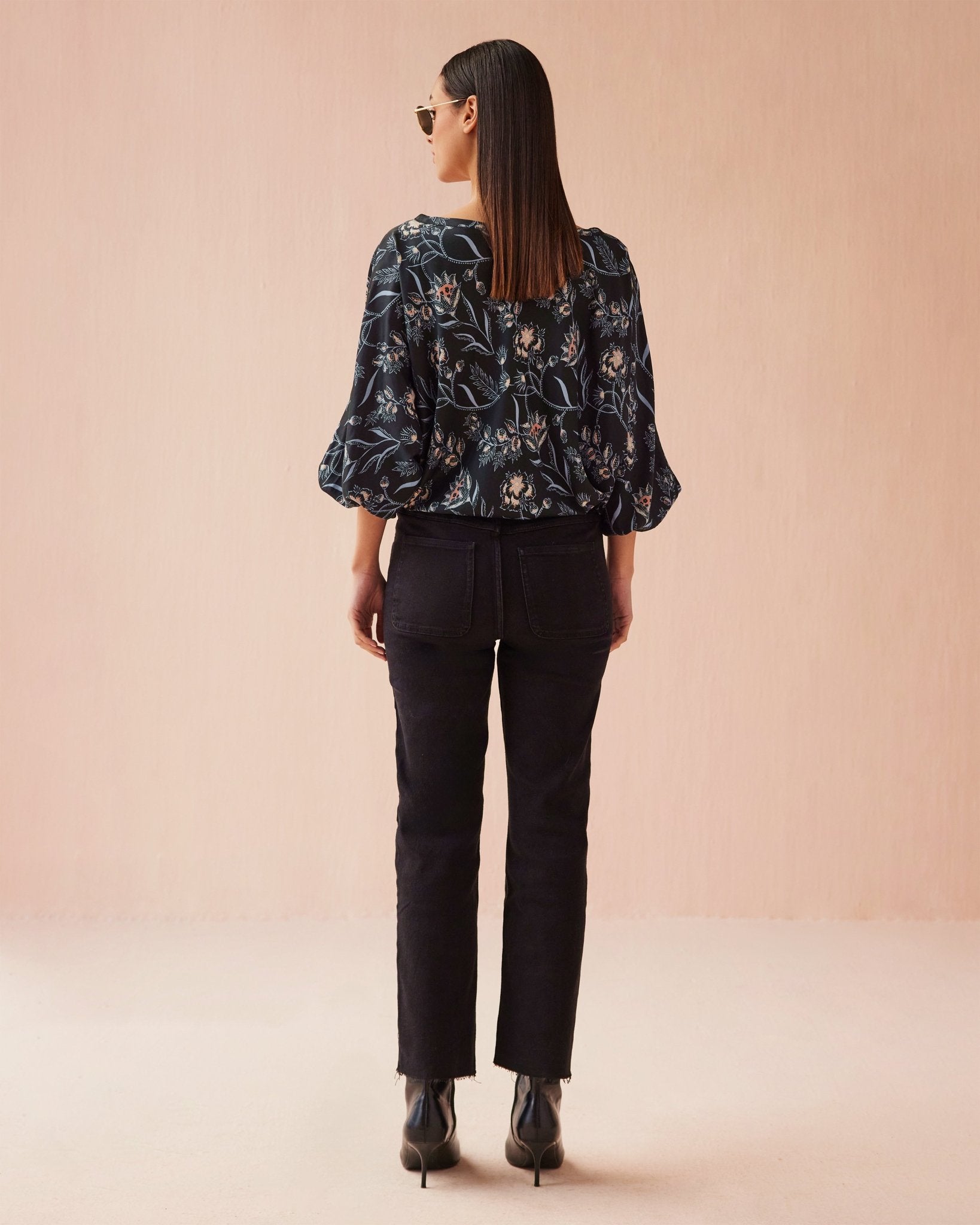 Verde Blouse SOFI MIDNIGHT - Omika