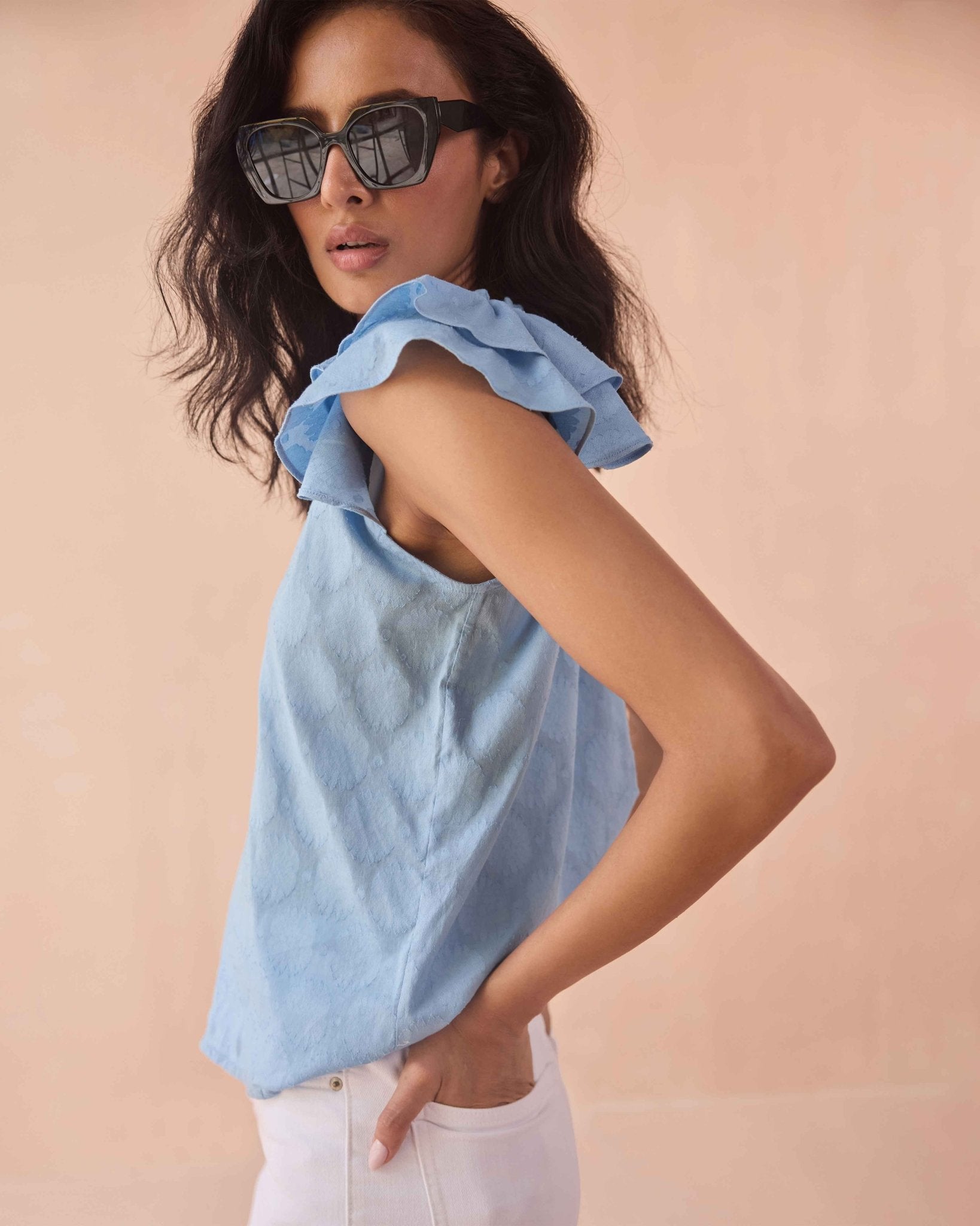 Wilora Blouse TATE HYDRANGEA - Sai Anvesh Craft