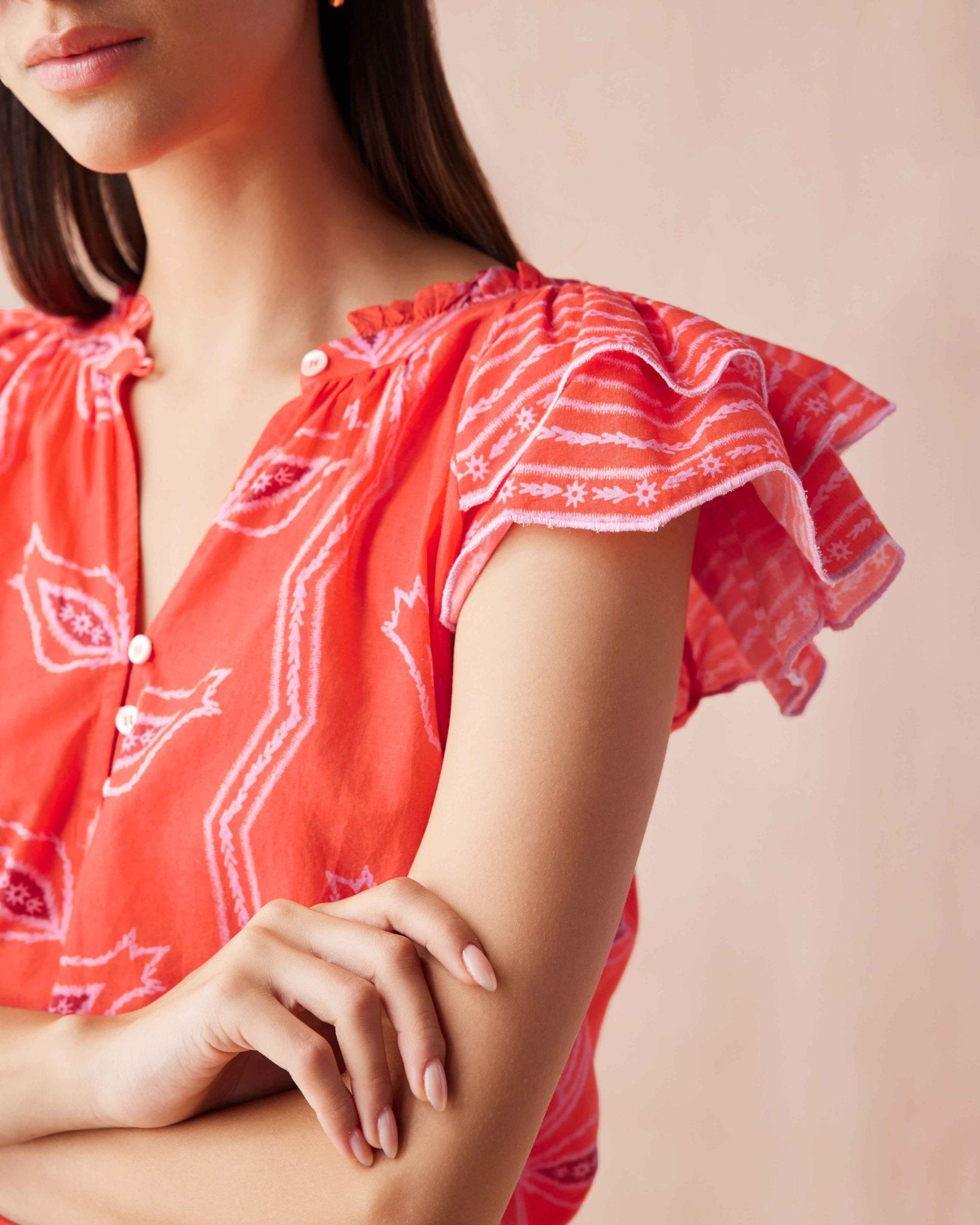Wilora Blouse VANI PAPAYA - Omika