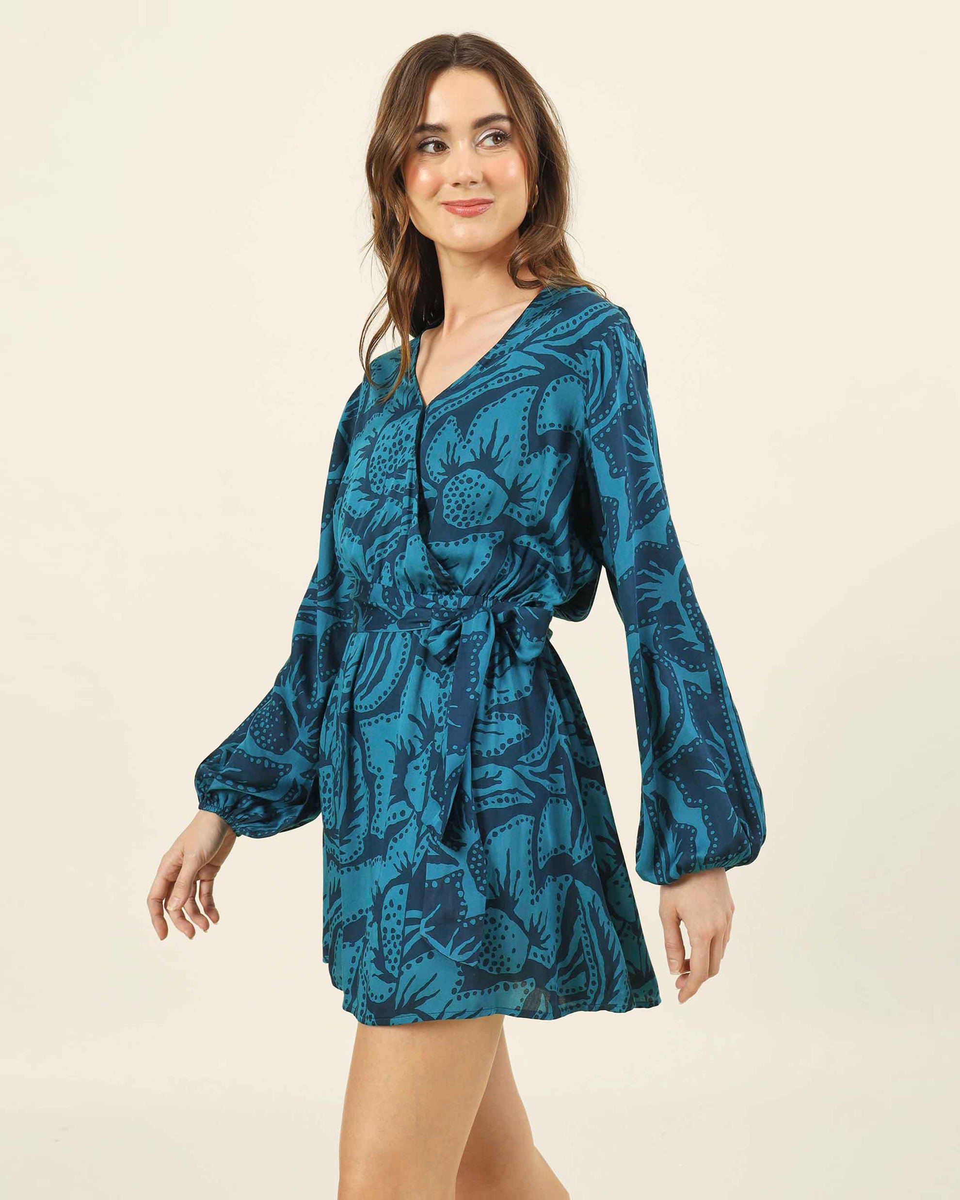 Samira Wrap Dress Mini