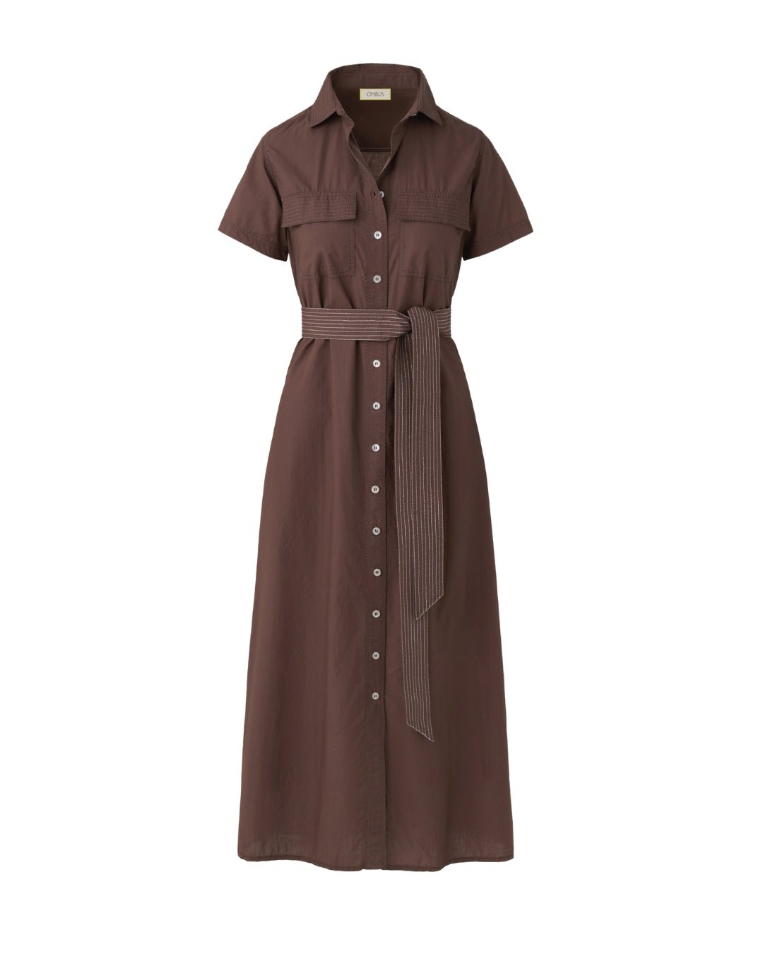 Amira Shirt Dress SOLID FAWN - INDOSPANISH MARKETING SERVICES