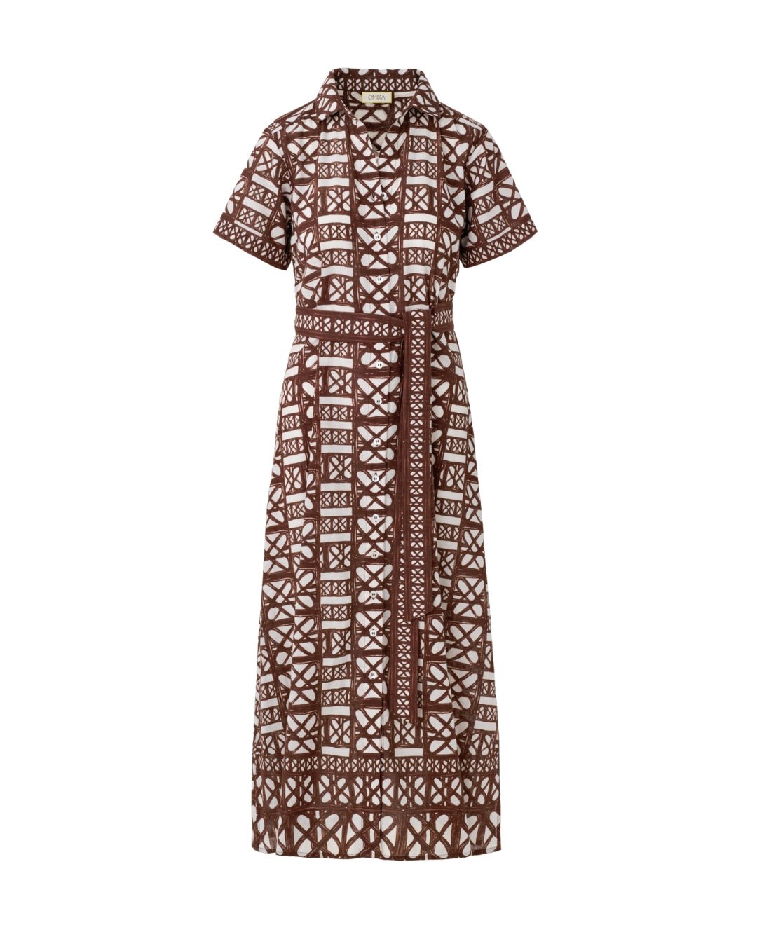 Amira Shirtdress NARI CACAO - Omika
