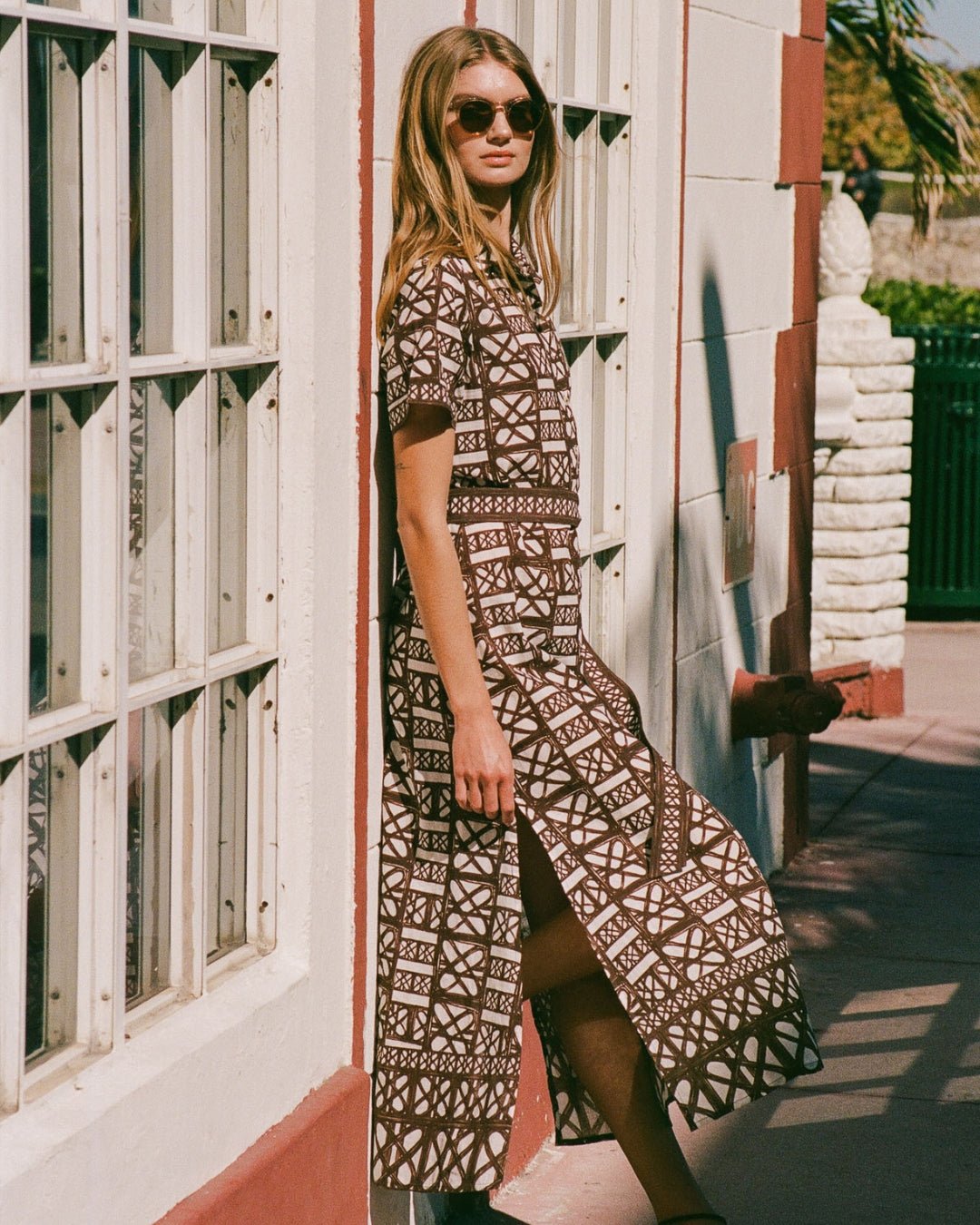 Amira Shirtdress NARI CACAO - Omika