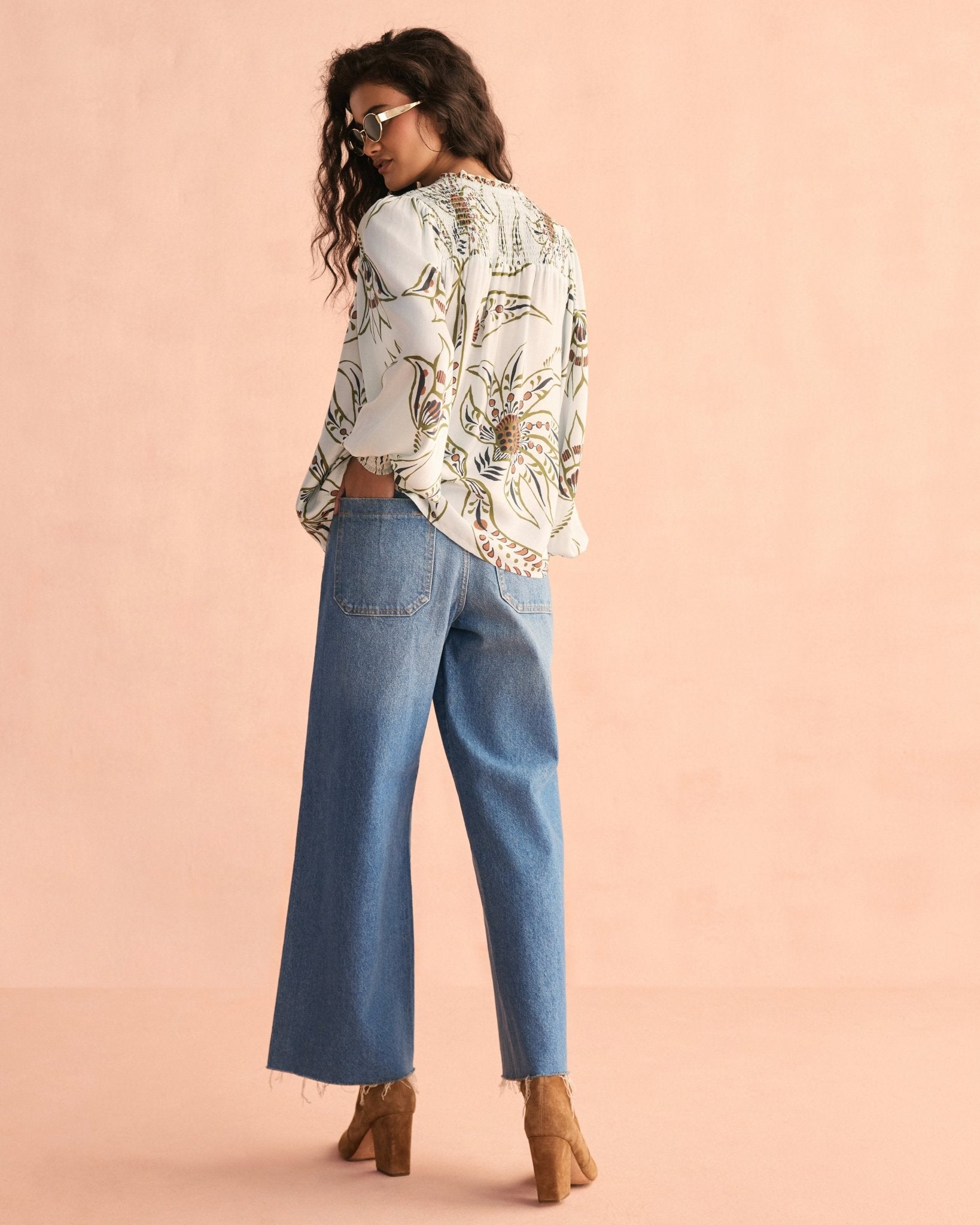 Anouk Blouse DIYA POWDER - Sai Anvesh Craft