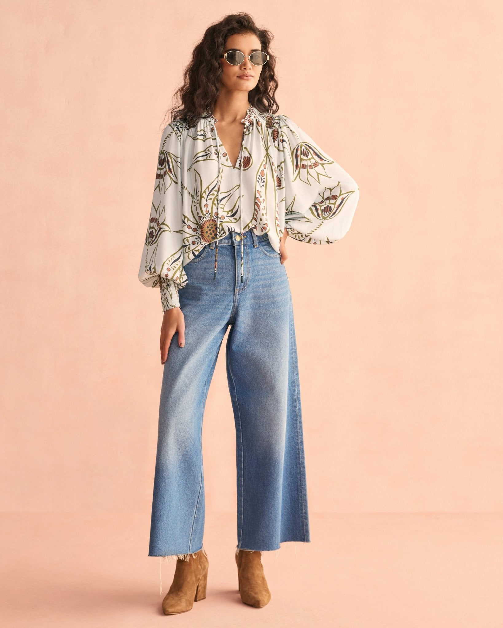Anouk Blouse DIYA POWDER - Sai Anvesh Craft