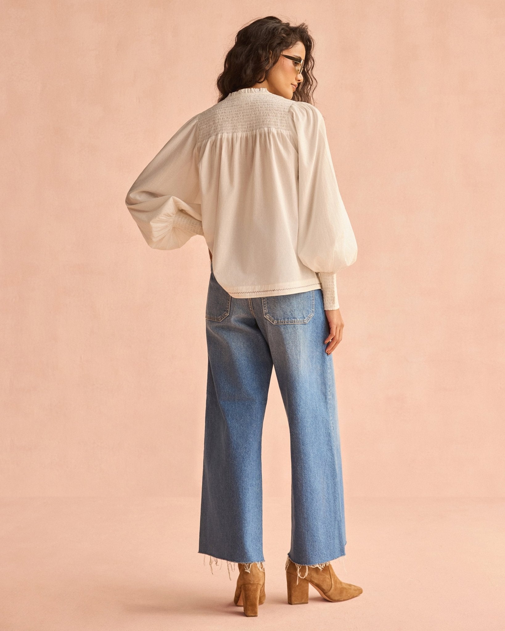 Anouk Blouse SOLID PRISTINE - Sai Anvesh Craft