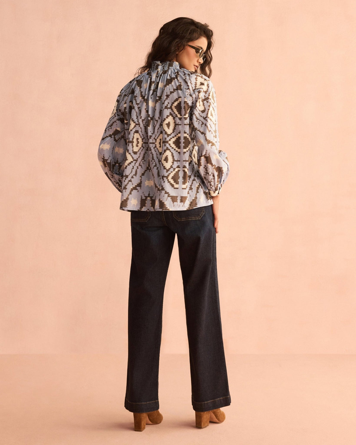 Brooke Blouse BAILEY SLATE - Sai Anvesh Craft