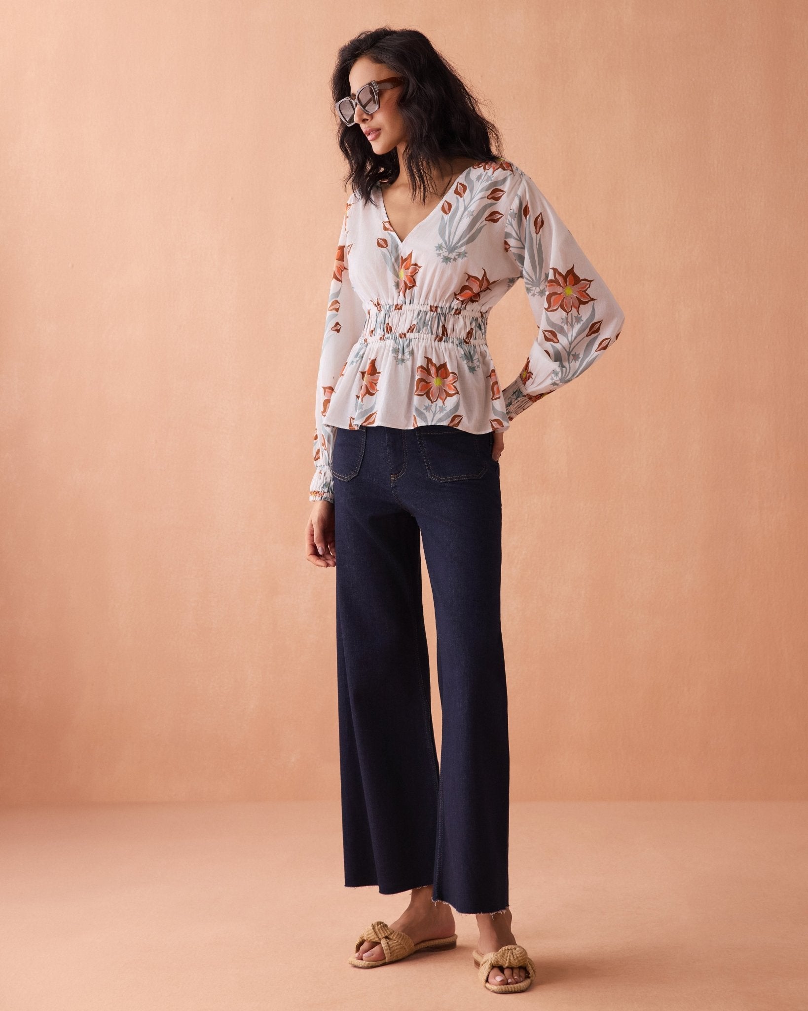 Camilla Blouse ETTA SUNSET - Sai Anvesh Craft