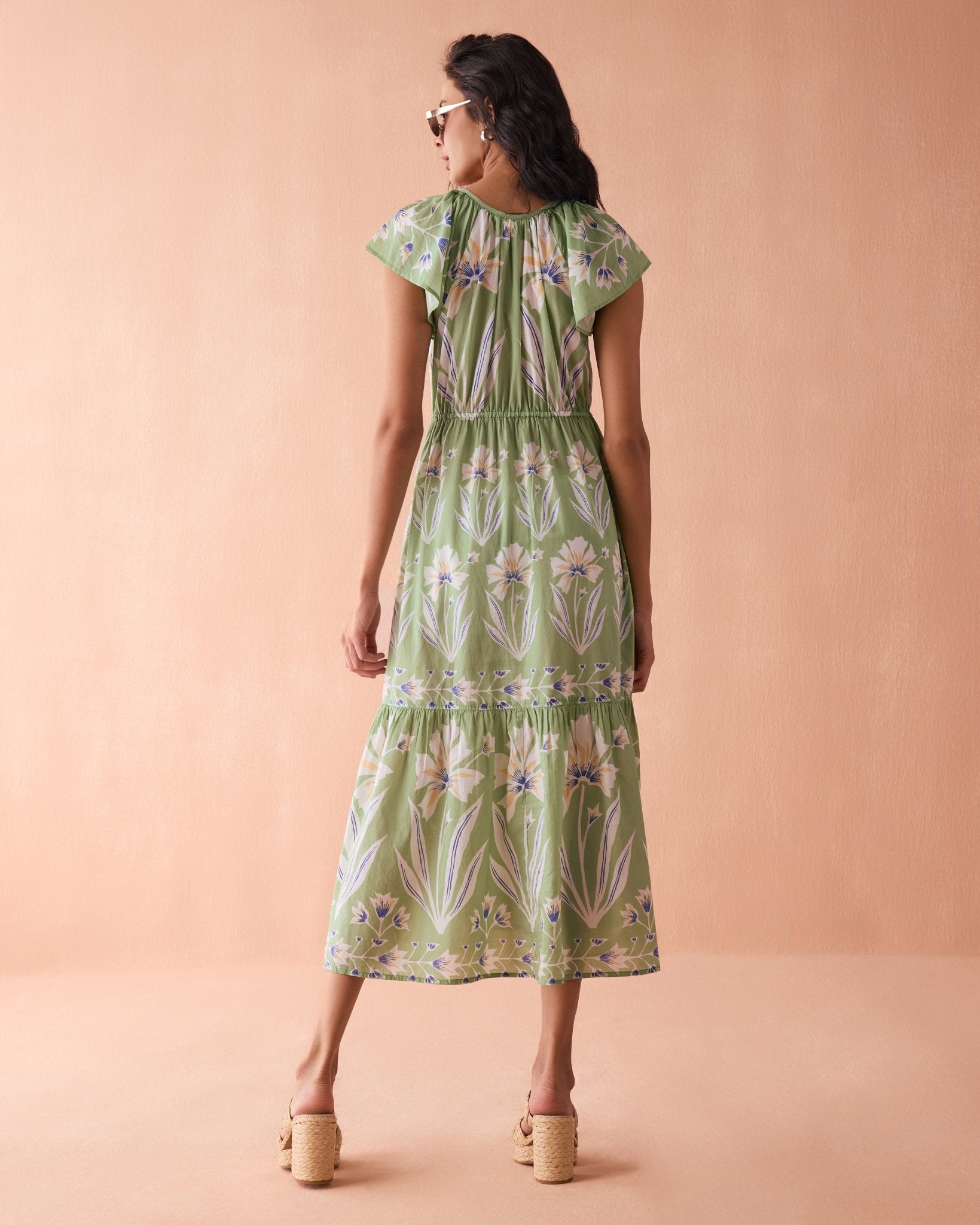 Cora Midi MACIE MATCHA - Sai Anvesh Craft