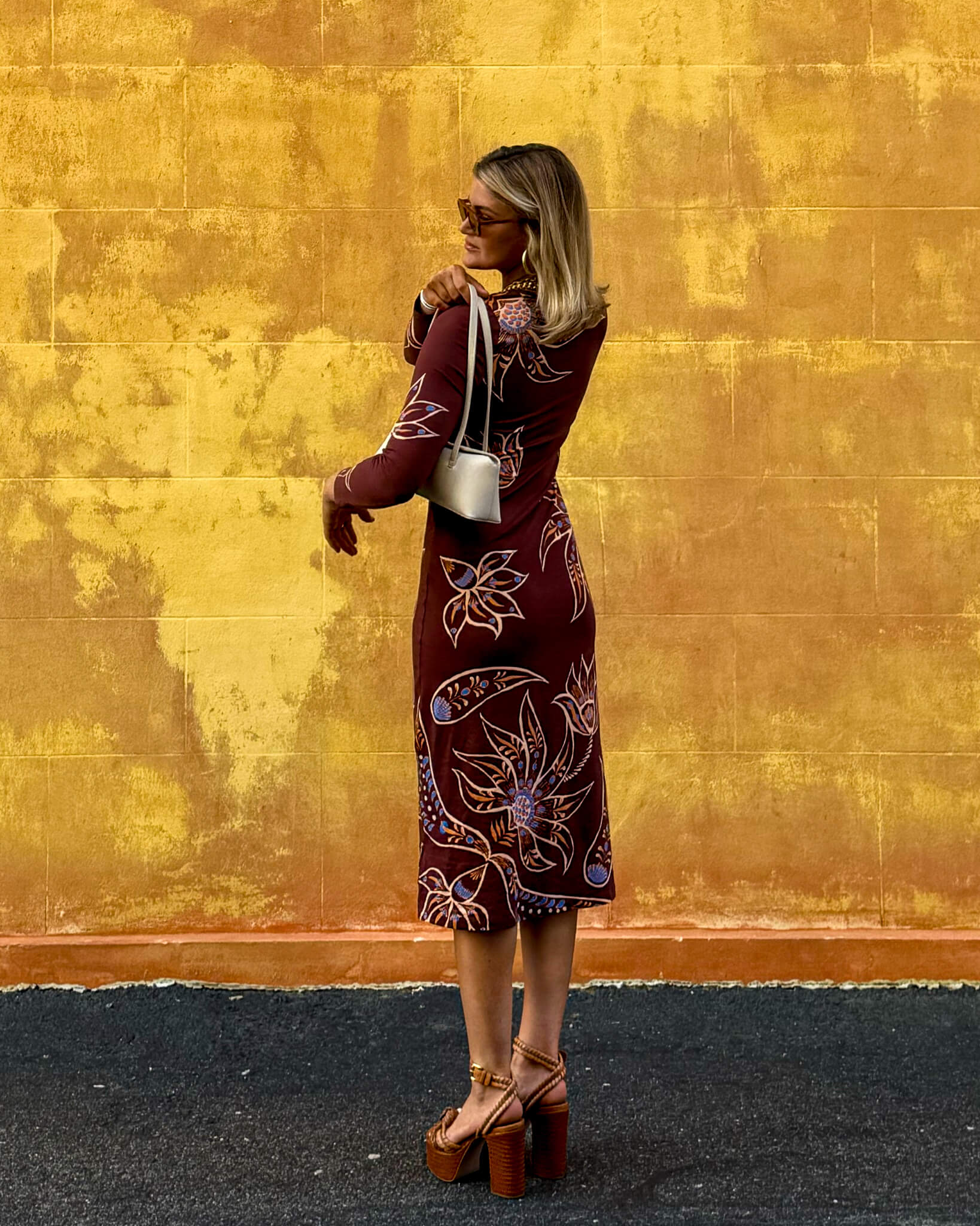 Delaney Dress ELIZA ESPRESSO - FYBEX LIFESTYLE PVT LTD
