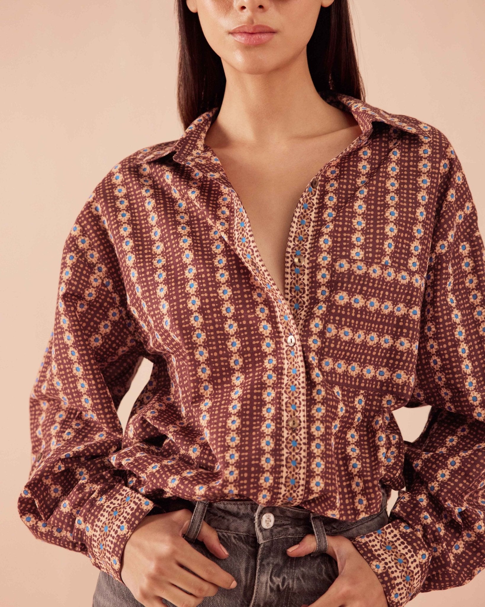 Elisabetta Blouse AARA ESPRESSO - Omika