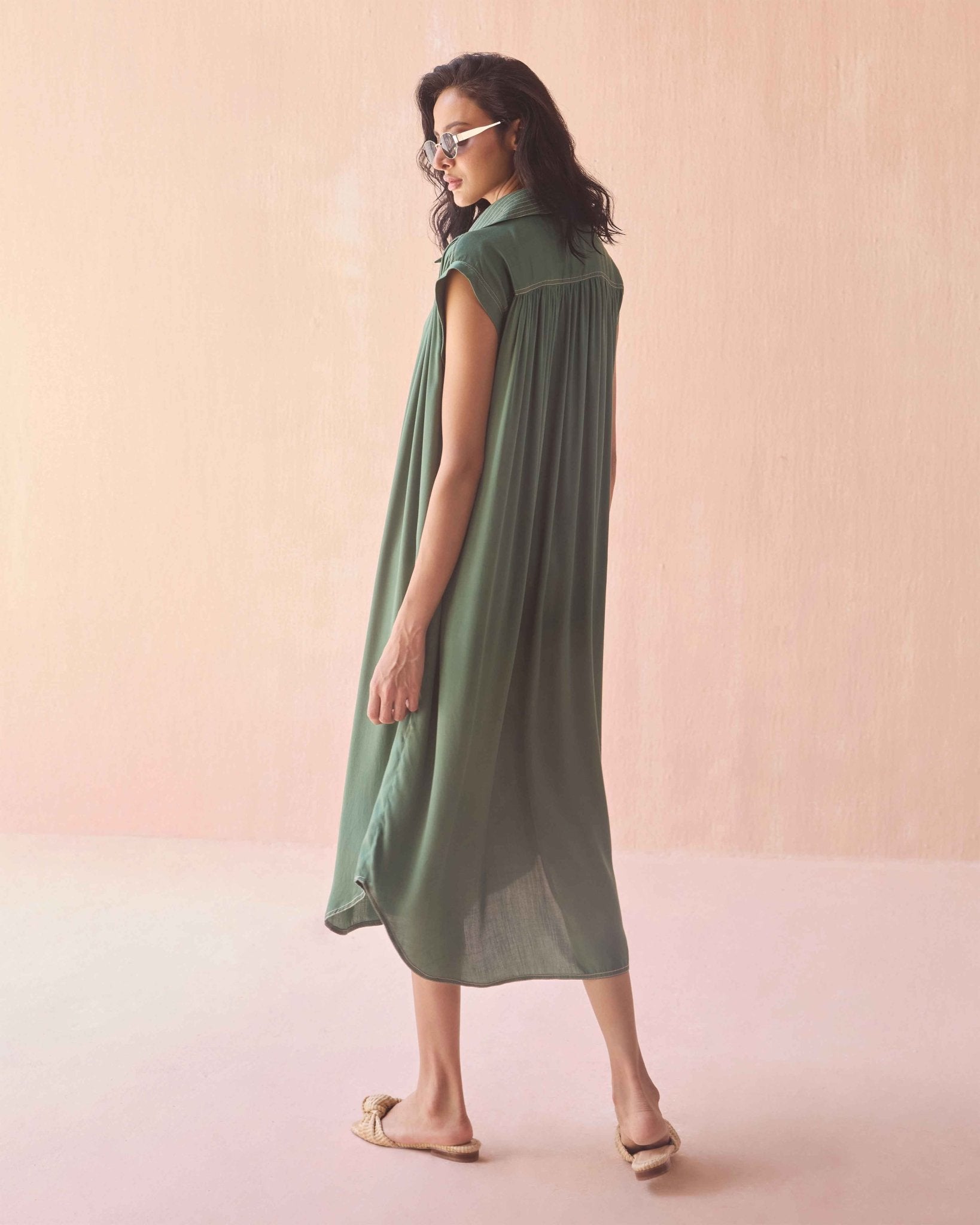 Emeline Maxi SOLID PALM - INDOSPANISH MARKETING SERVICES