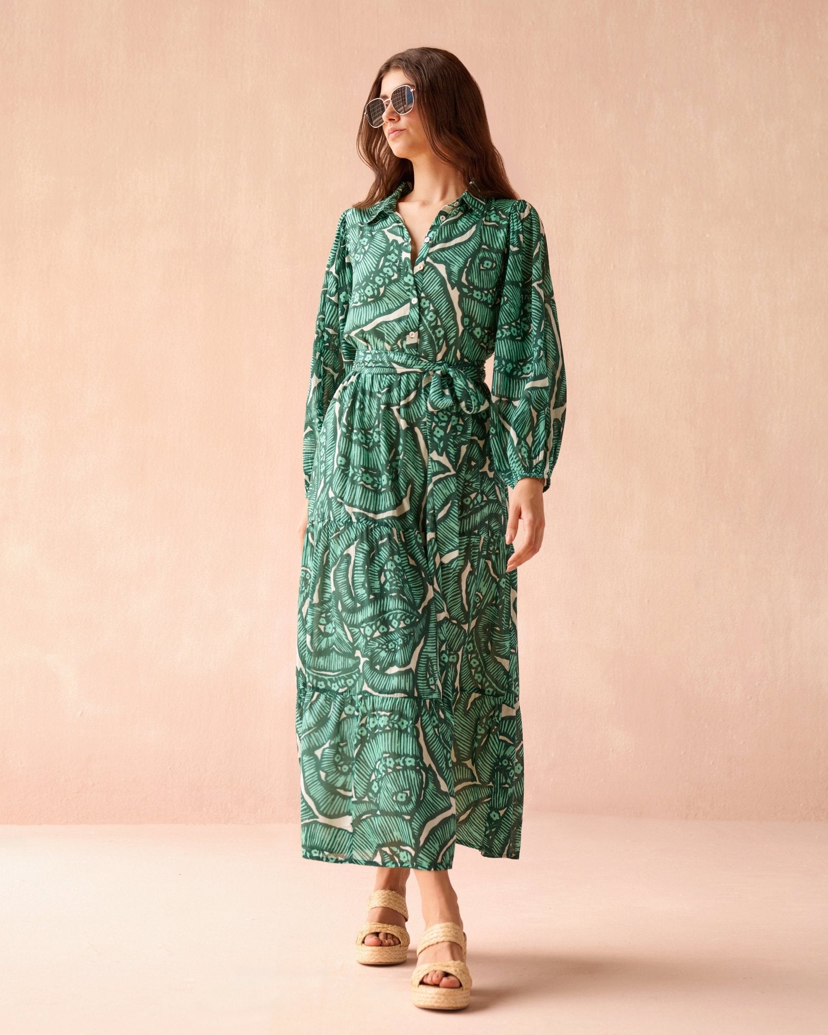 Emery Maxi TIBI PALM - Omika