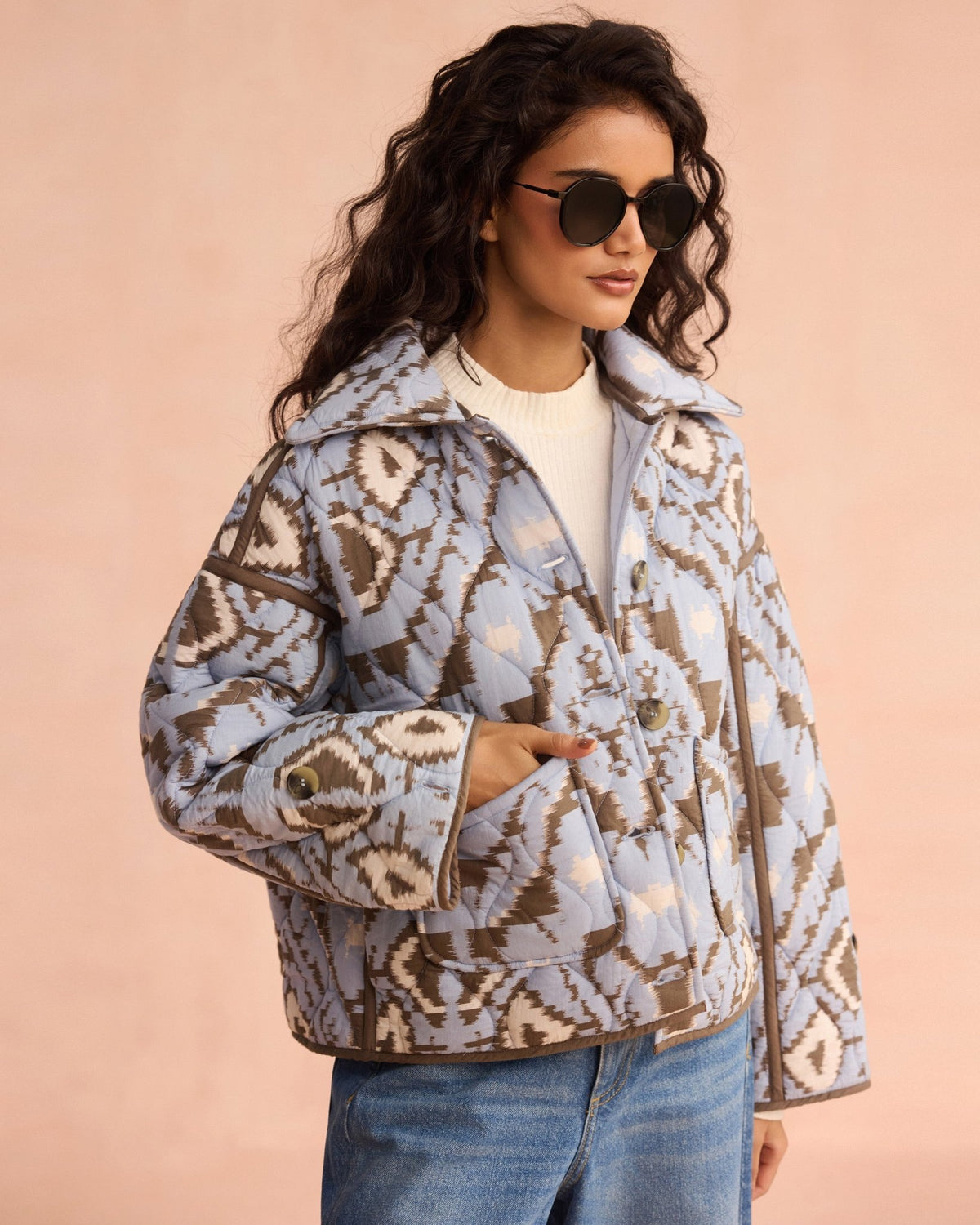 Goldie Jacket BAILEY SLATE - Sai Anvesh Craft