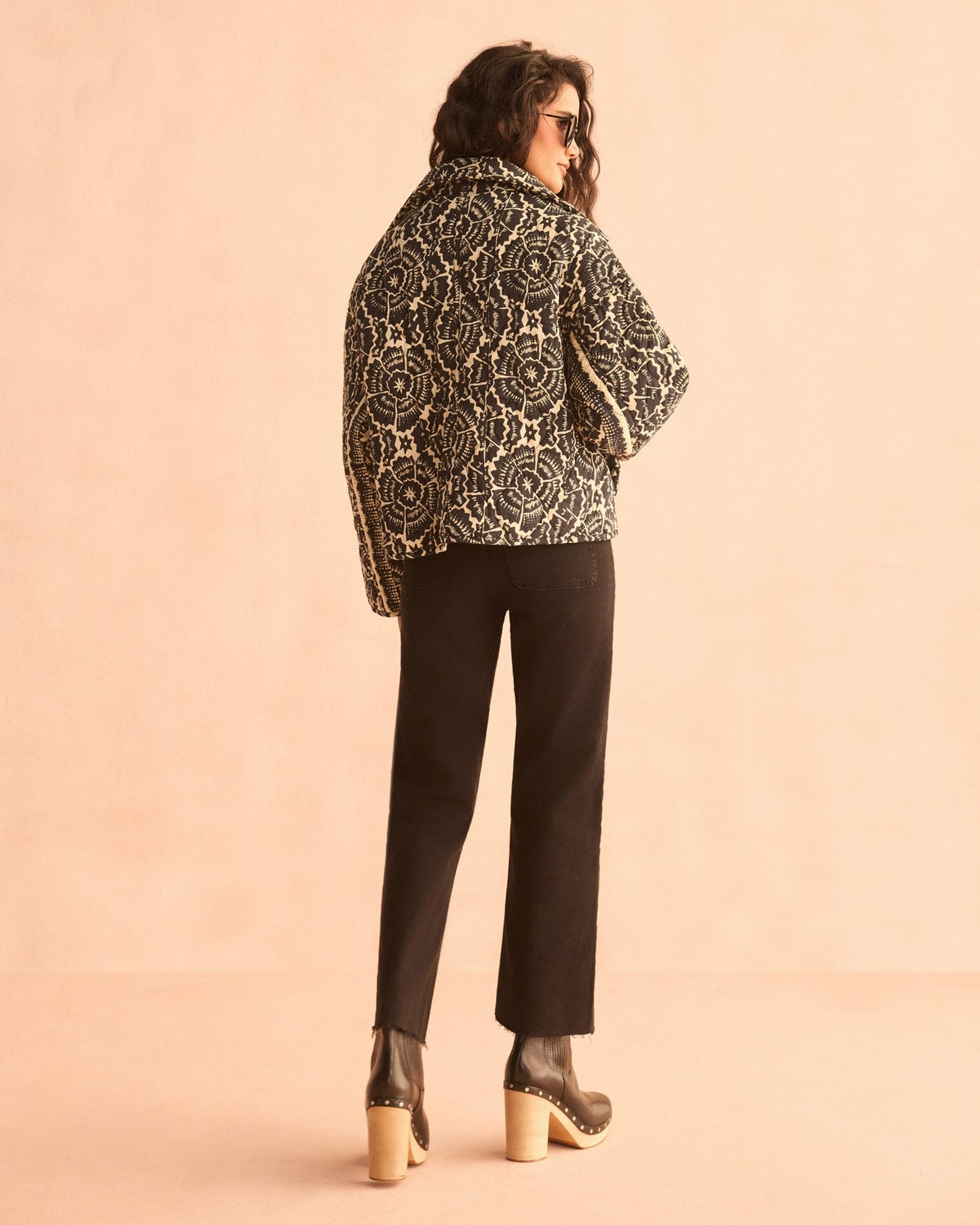 Goldie Jacket CARMEN GRAPHITE - Sai Anvesh Craft