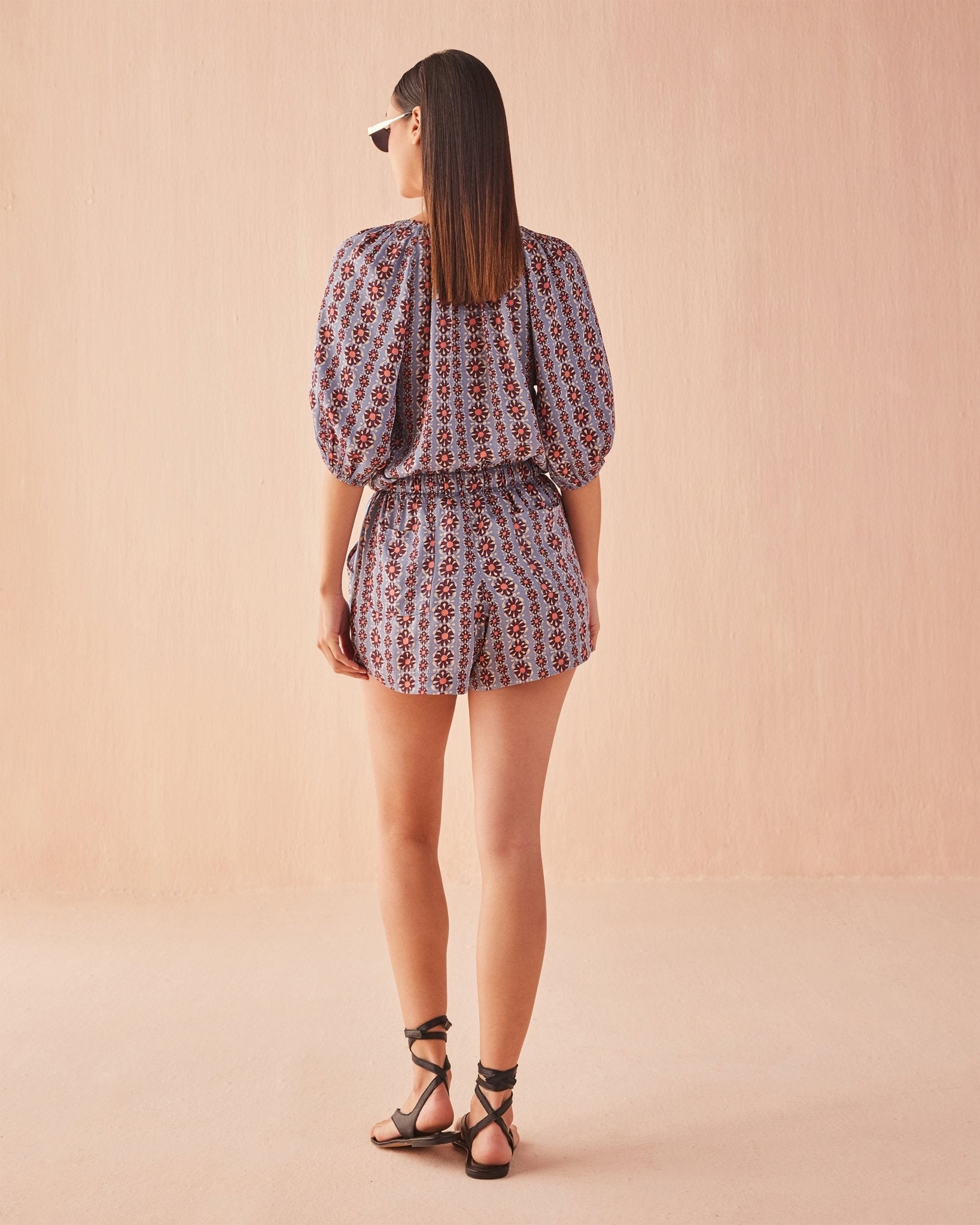 Isla Blouse OMARI HIBISCUS - Omika