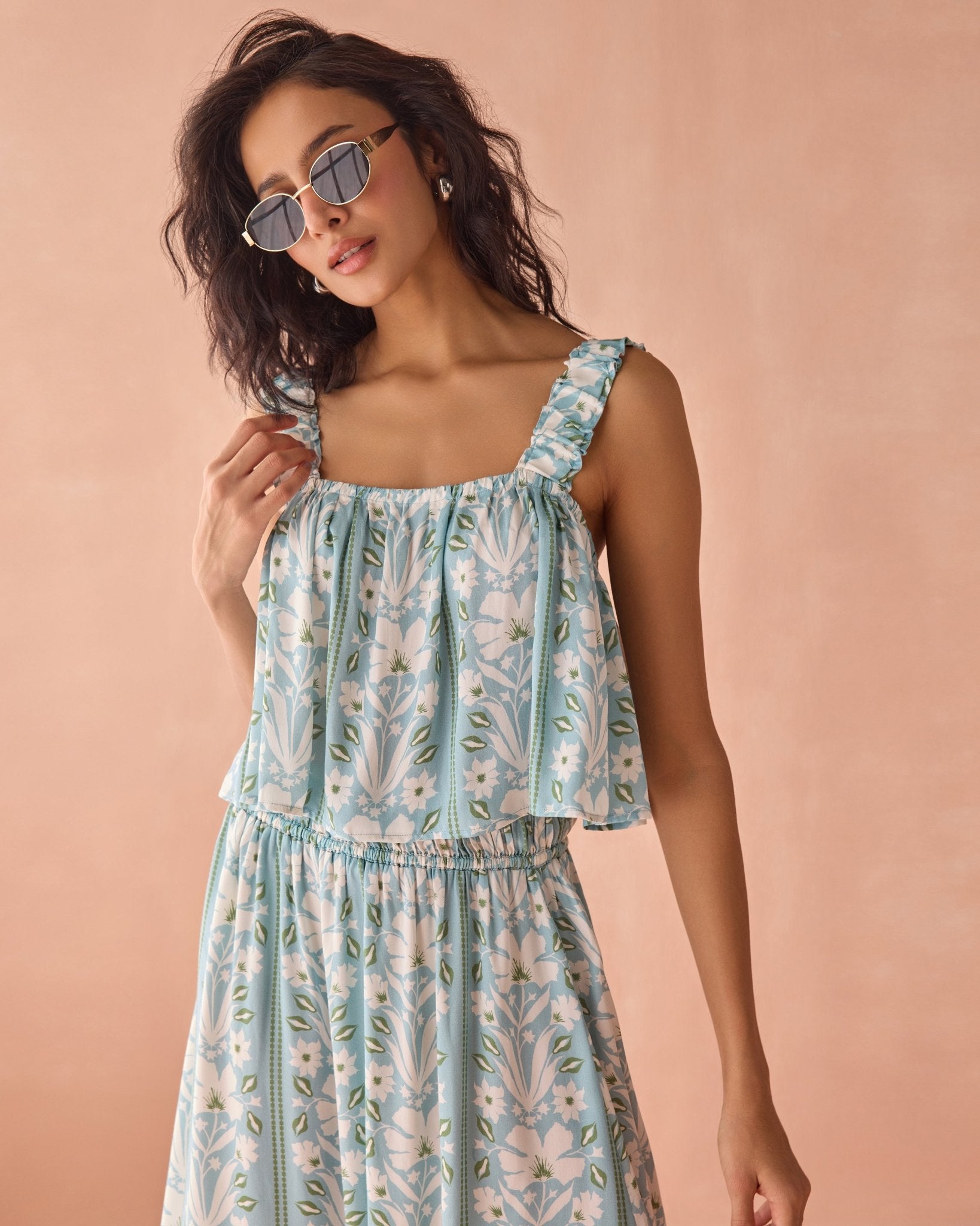 Kira Skirt AUBRIE SEAFOAM - Omika