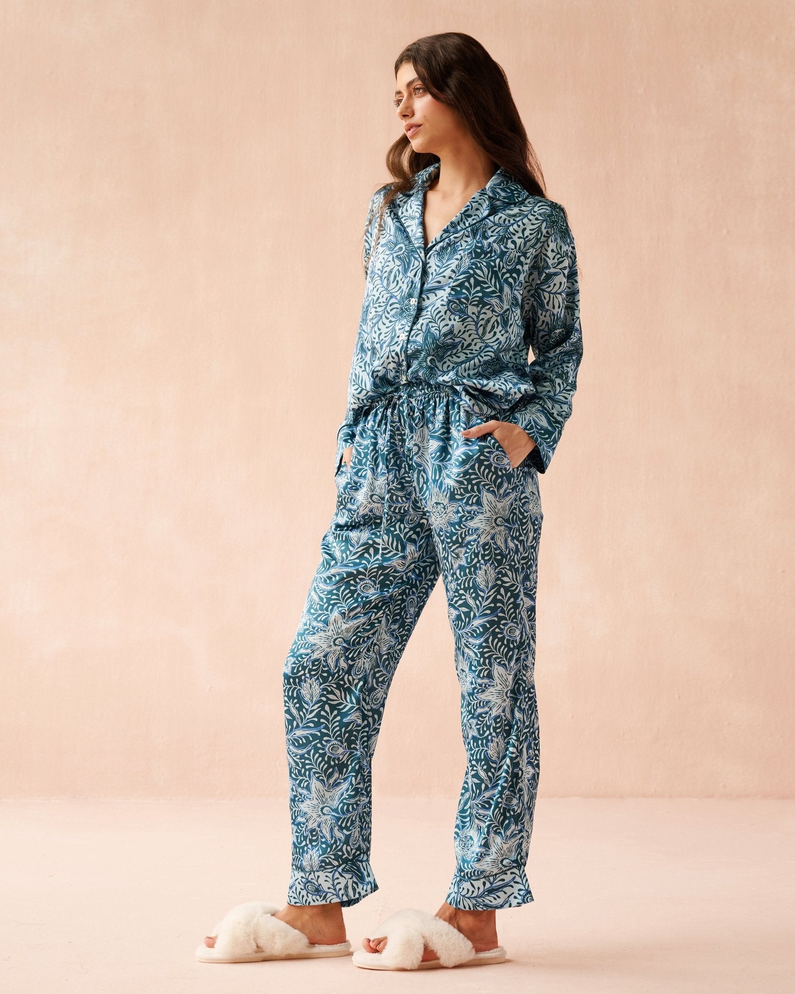 Long Sleeve PJ Pants Set AMAYA LAKE - Omika