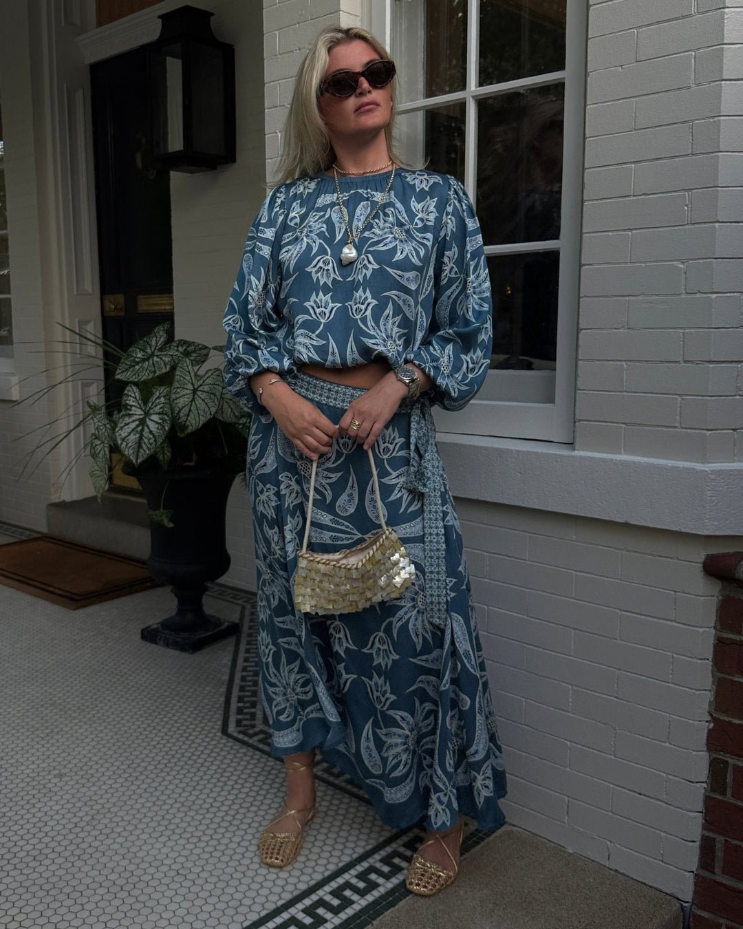 Nalini Wrap Skirt ALEXIA DUSK - Sai Anvesh Craft