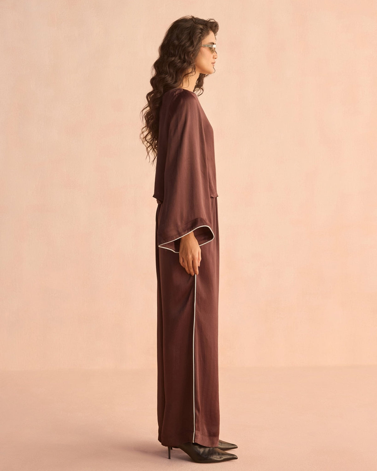Peyton Blouse SOLID GANACHE - Sai Anvesh Craft