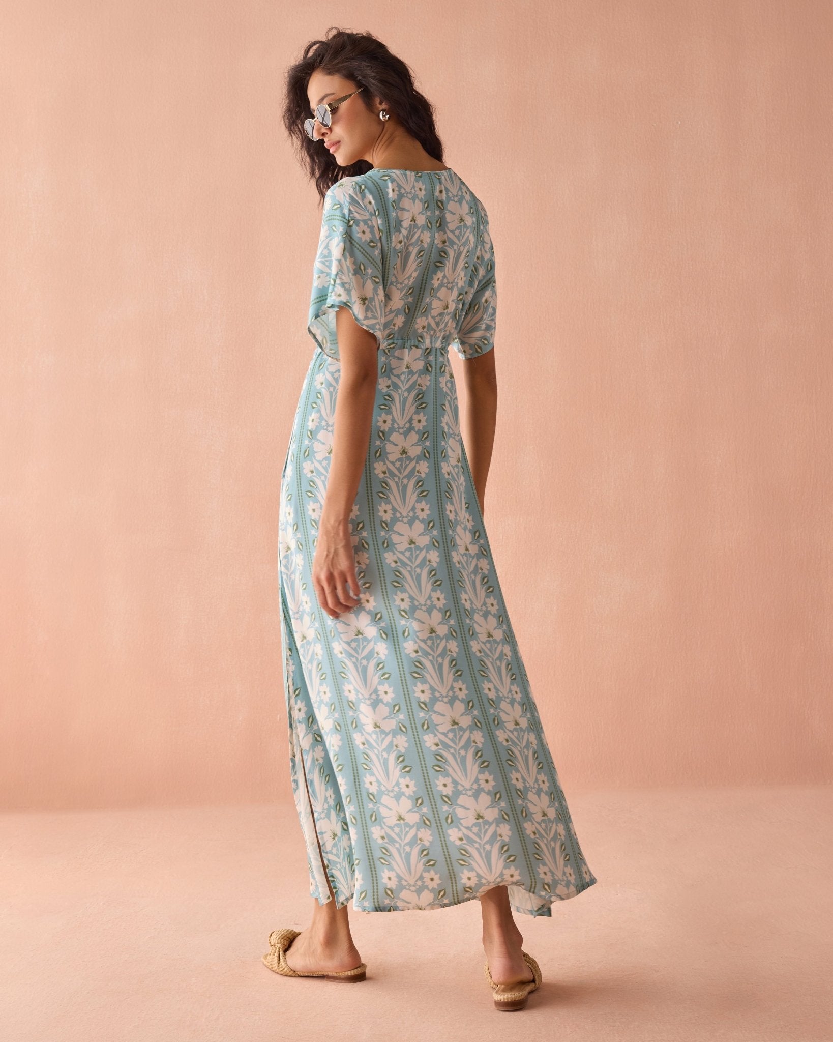 Pia Caftan AUBRIE SEAFOAM - Omika
