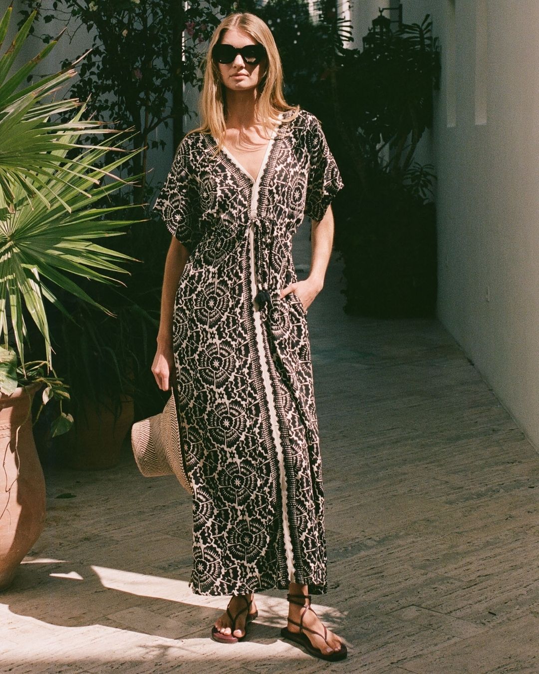fall caftan dress Women's Pia Don't Know What to Style it with sandals SIZE:Size 10 Web Collection: Over 78
