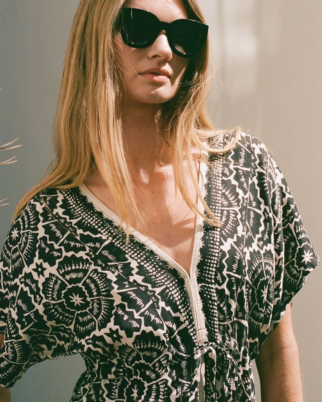 Pia Caftan | Carmen Graphite Long Caftan Dress | Omika