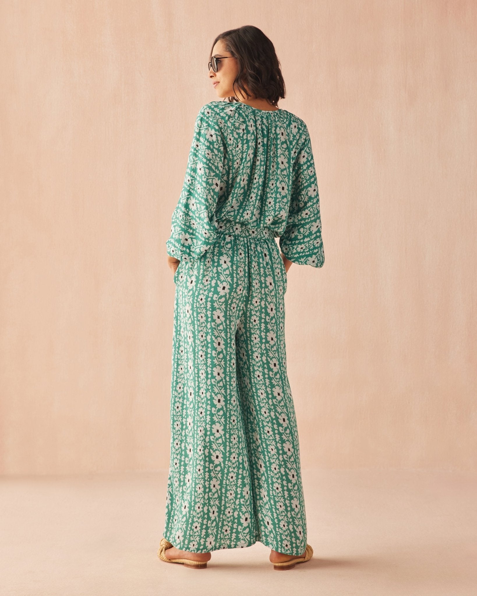 Riviera Blouse ESME JADEITE - Omika