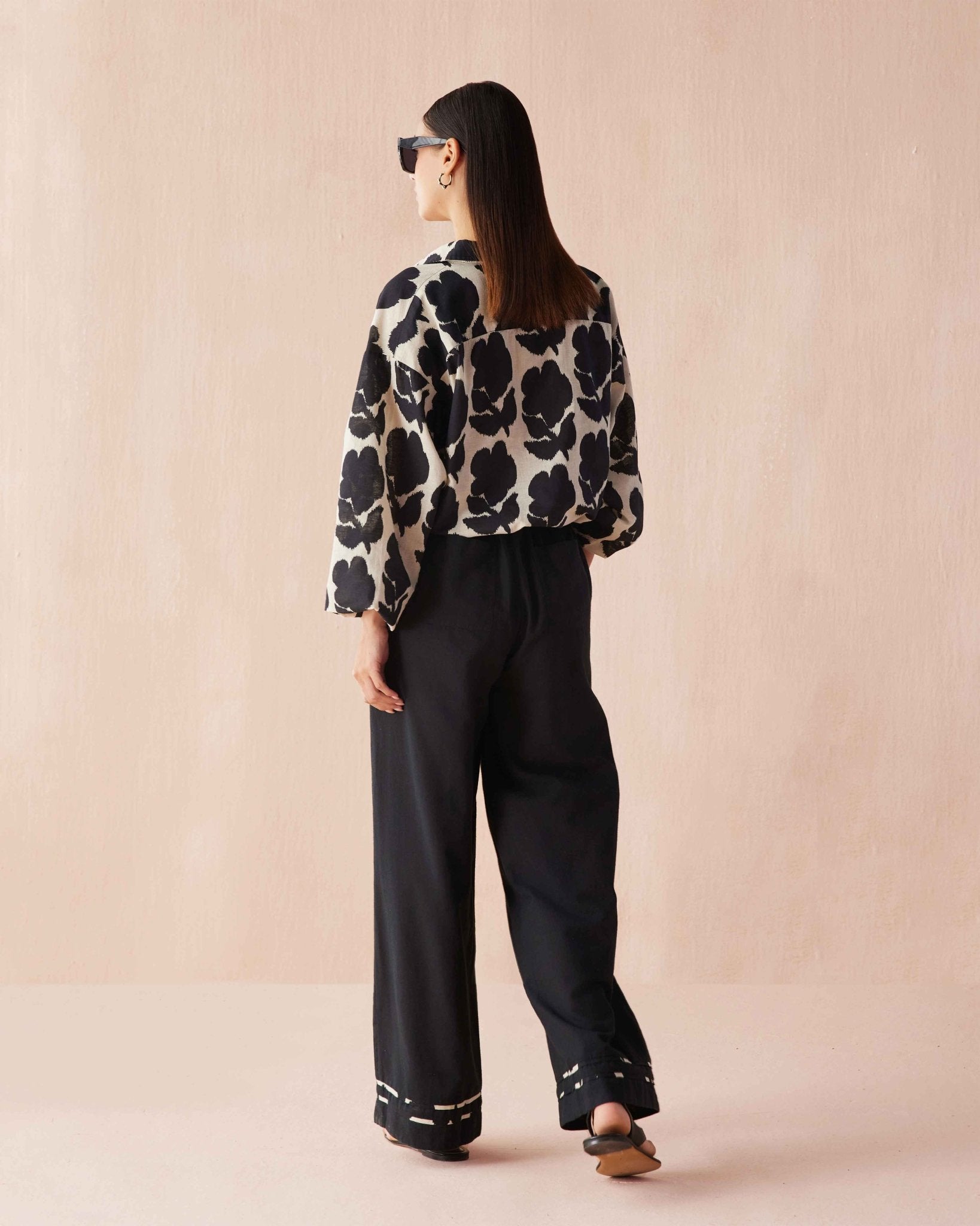 Roma Pant SOLID MUSSEL - Omika